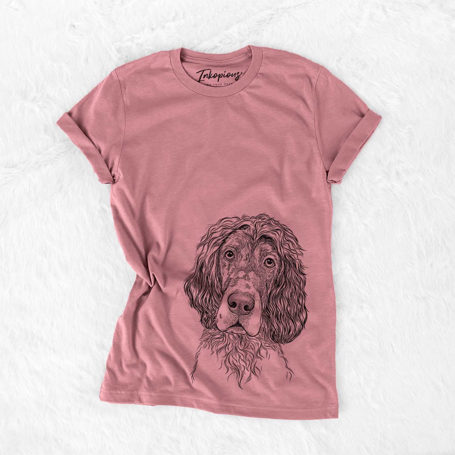 Bare Sir Rexford the Blue Belton English Setter - Unisex Crewneck