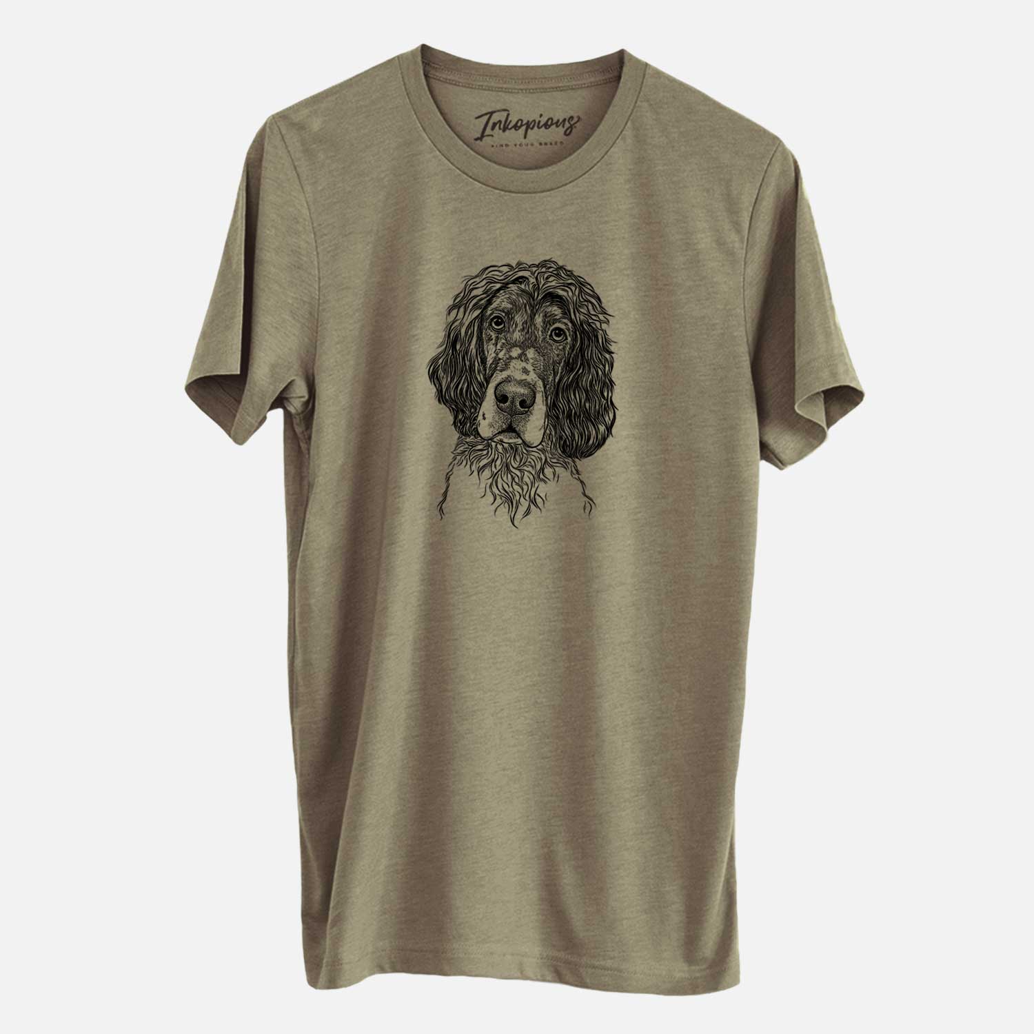 Bare Sir Rexford the Blue Belton English Setter - Unisex Crewneck