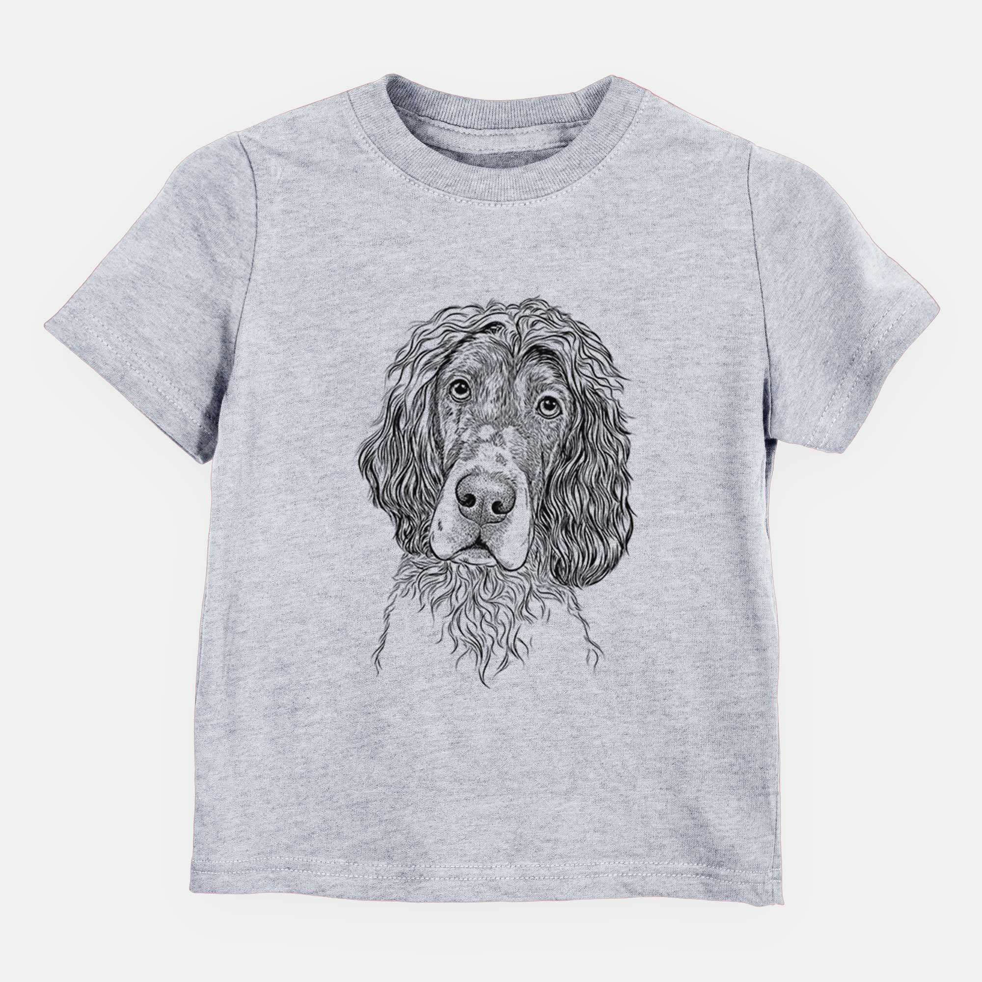 Bare Sir Rexford the Blue Belton English Setter - Kids/Youth/Toddler Shirt