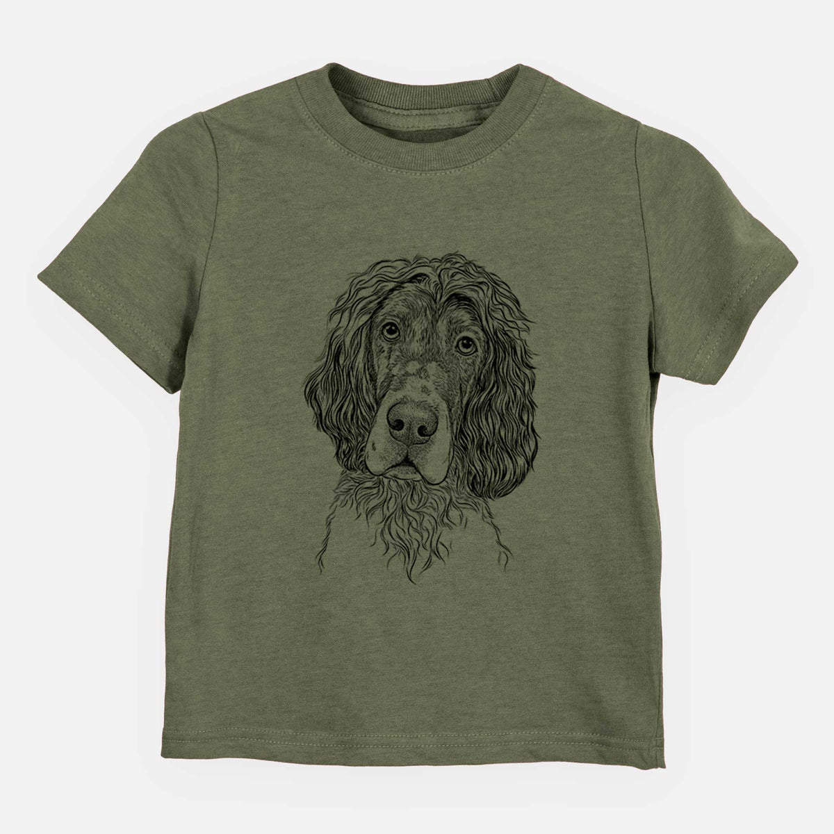 Bare Sir Rexford the Blue Belton English Setter - Kids/Youth/Toddler Shirt