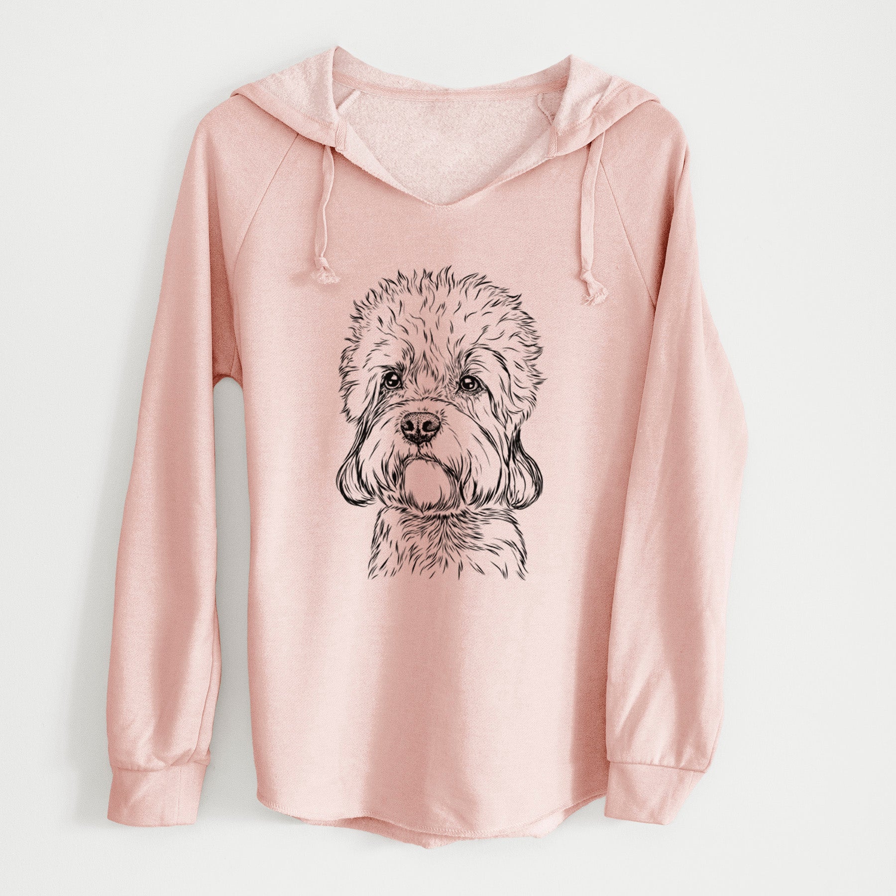 Bare Sir Walter the Dandie Dinmont Terrier - Cali Wave Hooded Sweatshirt