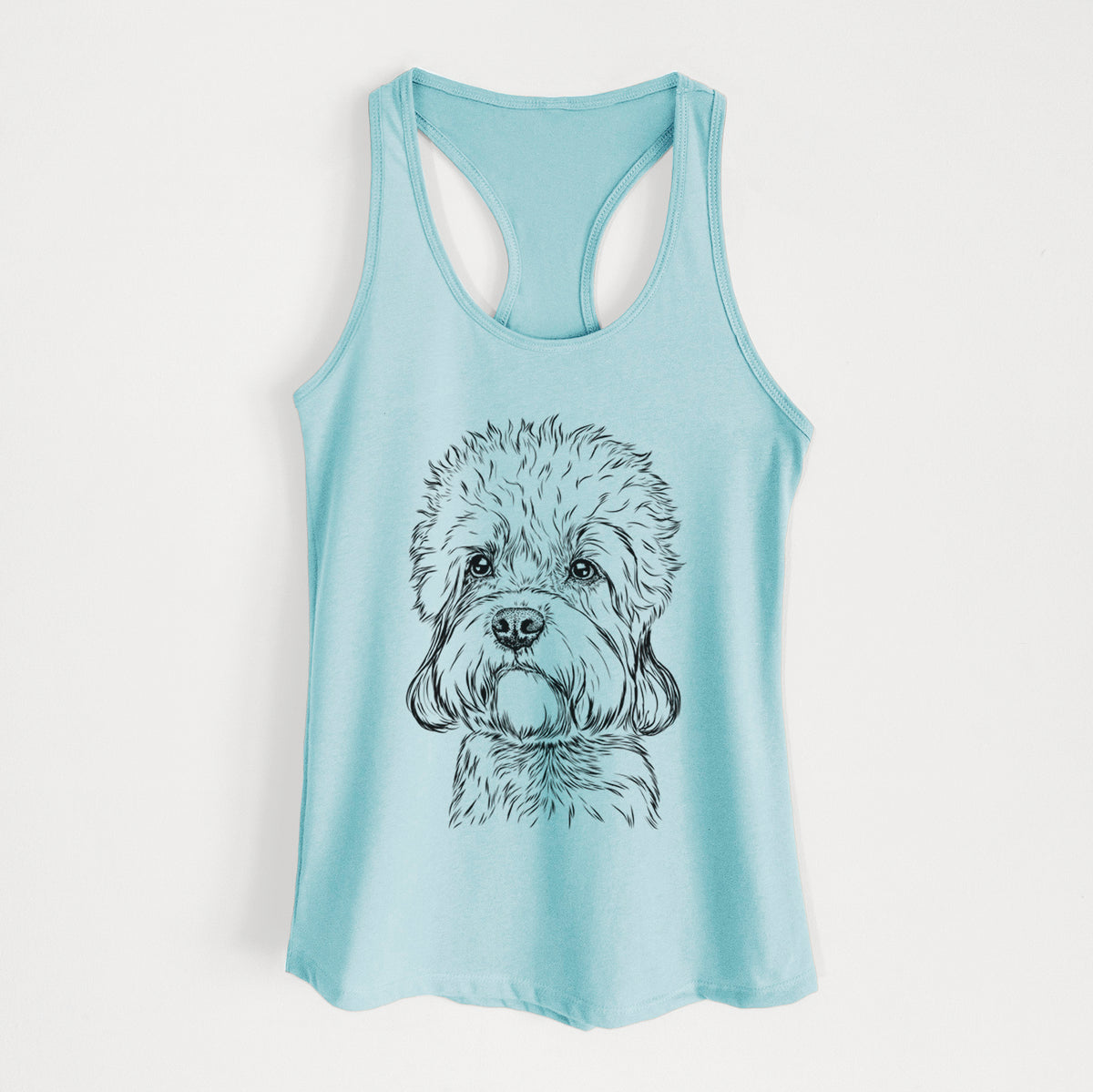 Sir Walter the Dandie Dinmont Terrier - Women's Racerback Tanktop