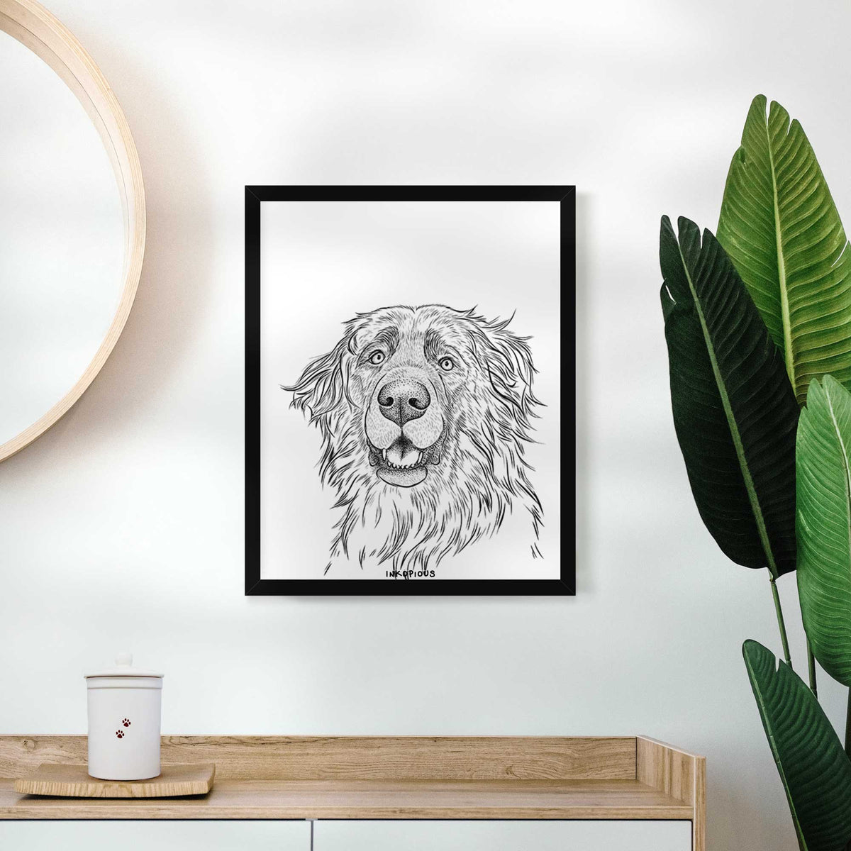 Siri the Leonberger Art Print