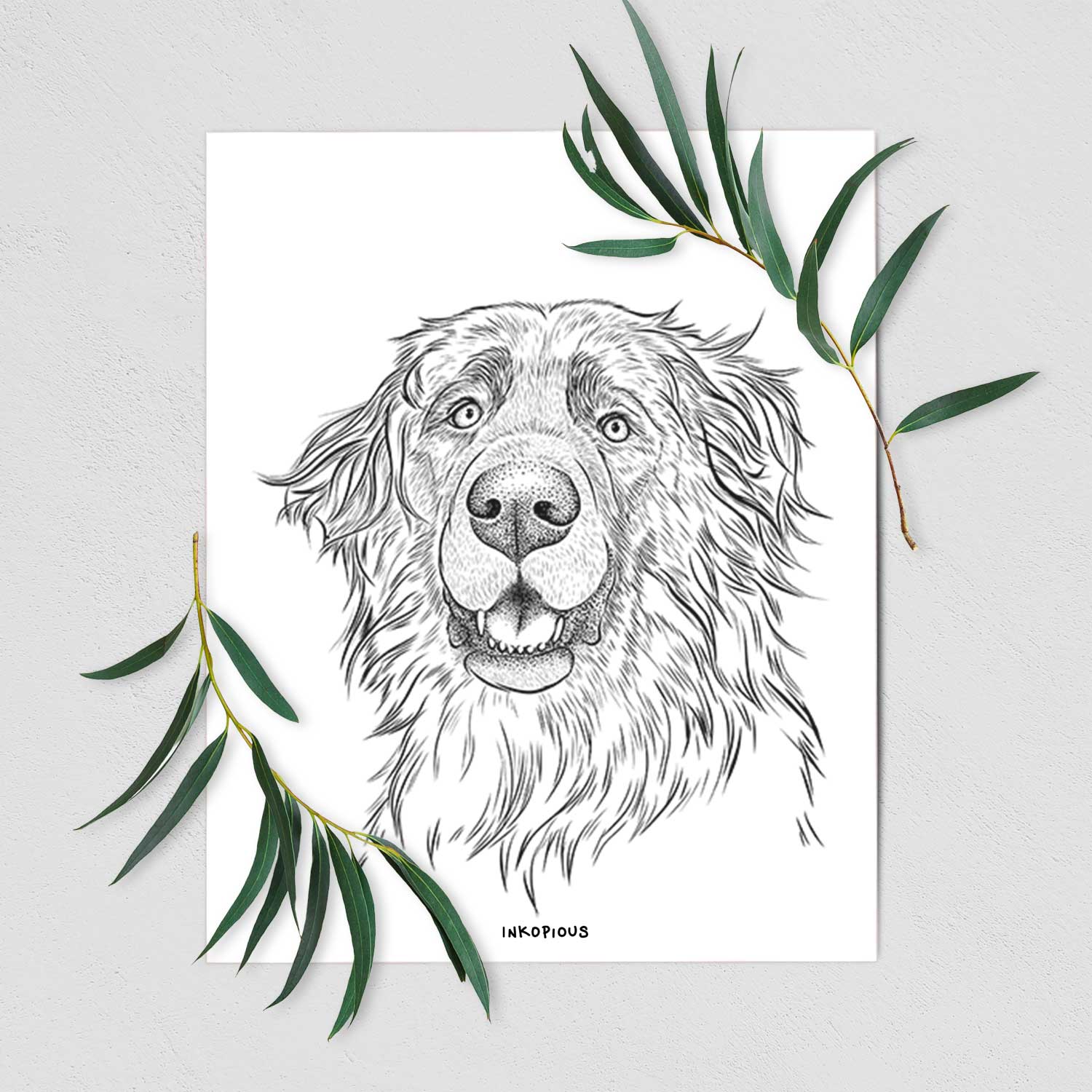 Siri the Leonberger Art Print