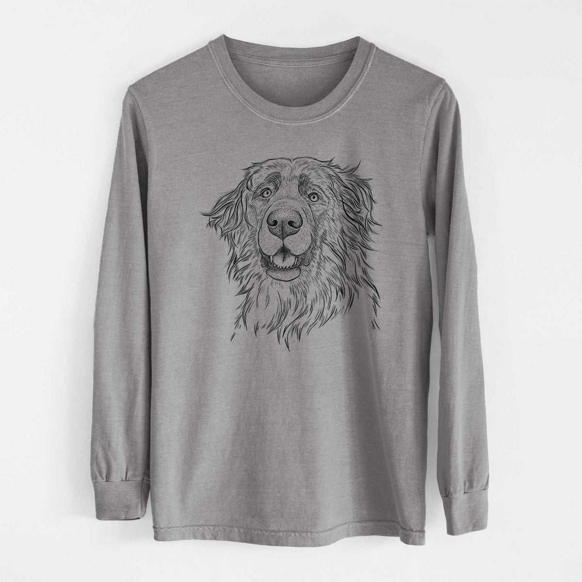 Bare Siri the Leonberger - Heavyweight 100% Cotton Long Sleeve