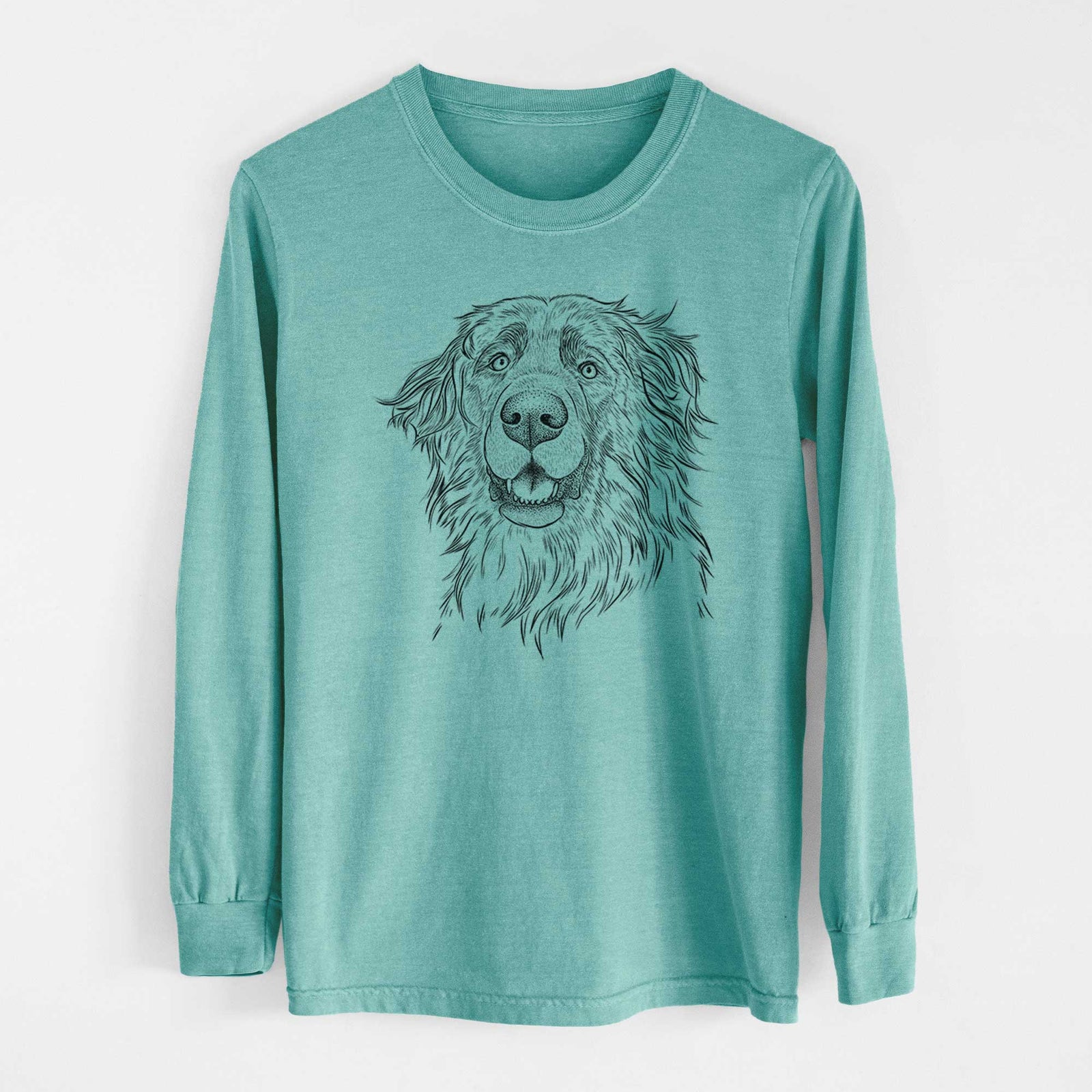 Bare Siri the Leonberger - Heavyweight 100% Cotton Long Sleeve