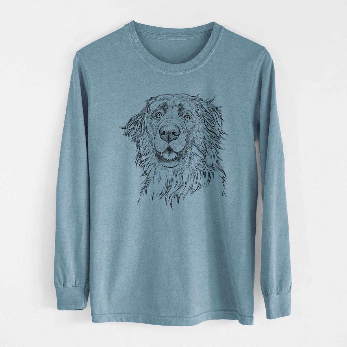 Bare Siri the Leonberger - Heavyweight 100% Cotton Long Sleeve