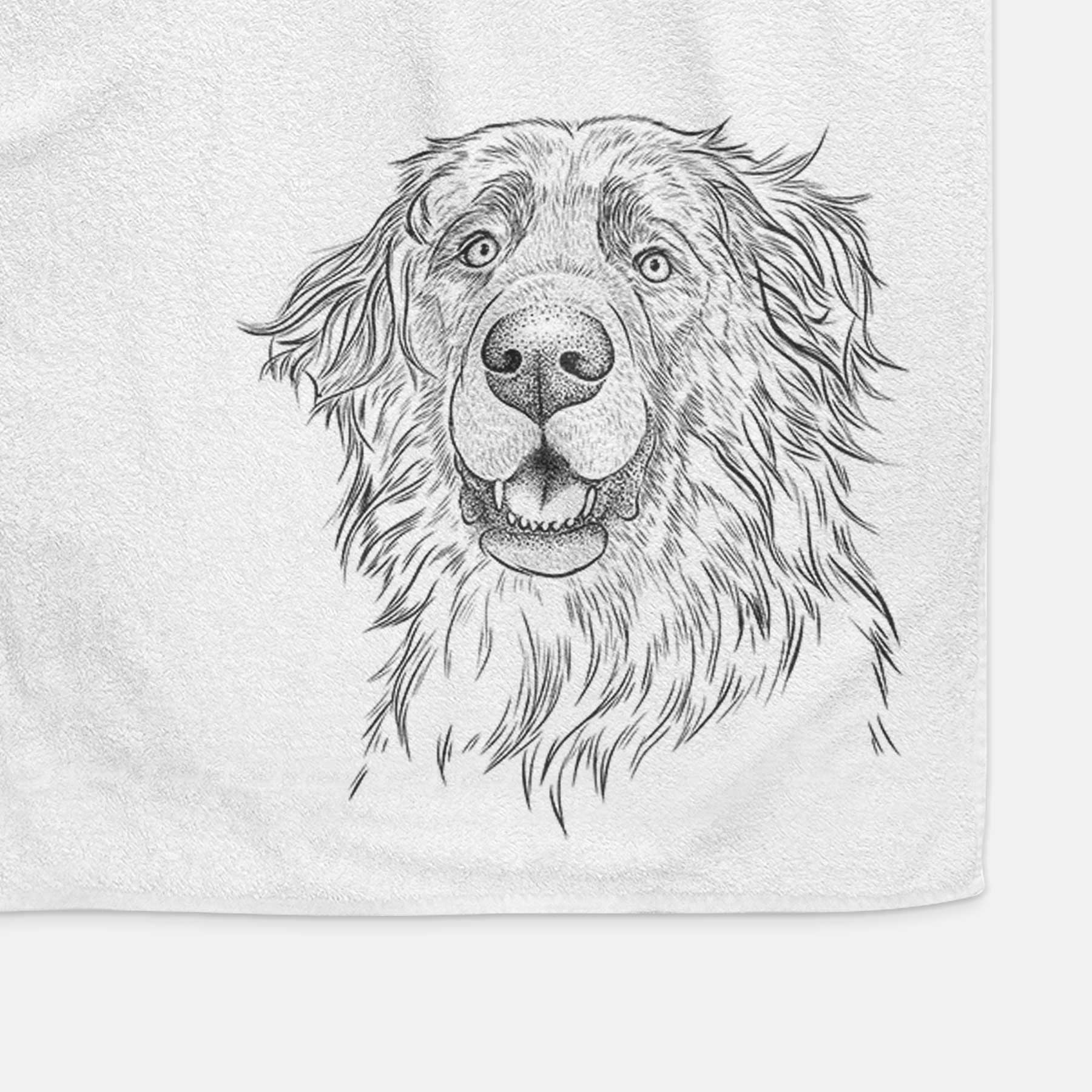 Siri the Leonberger Decorative Hand Towel