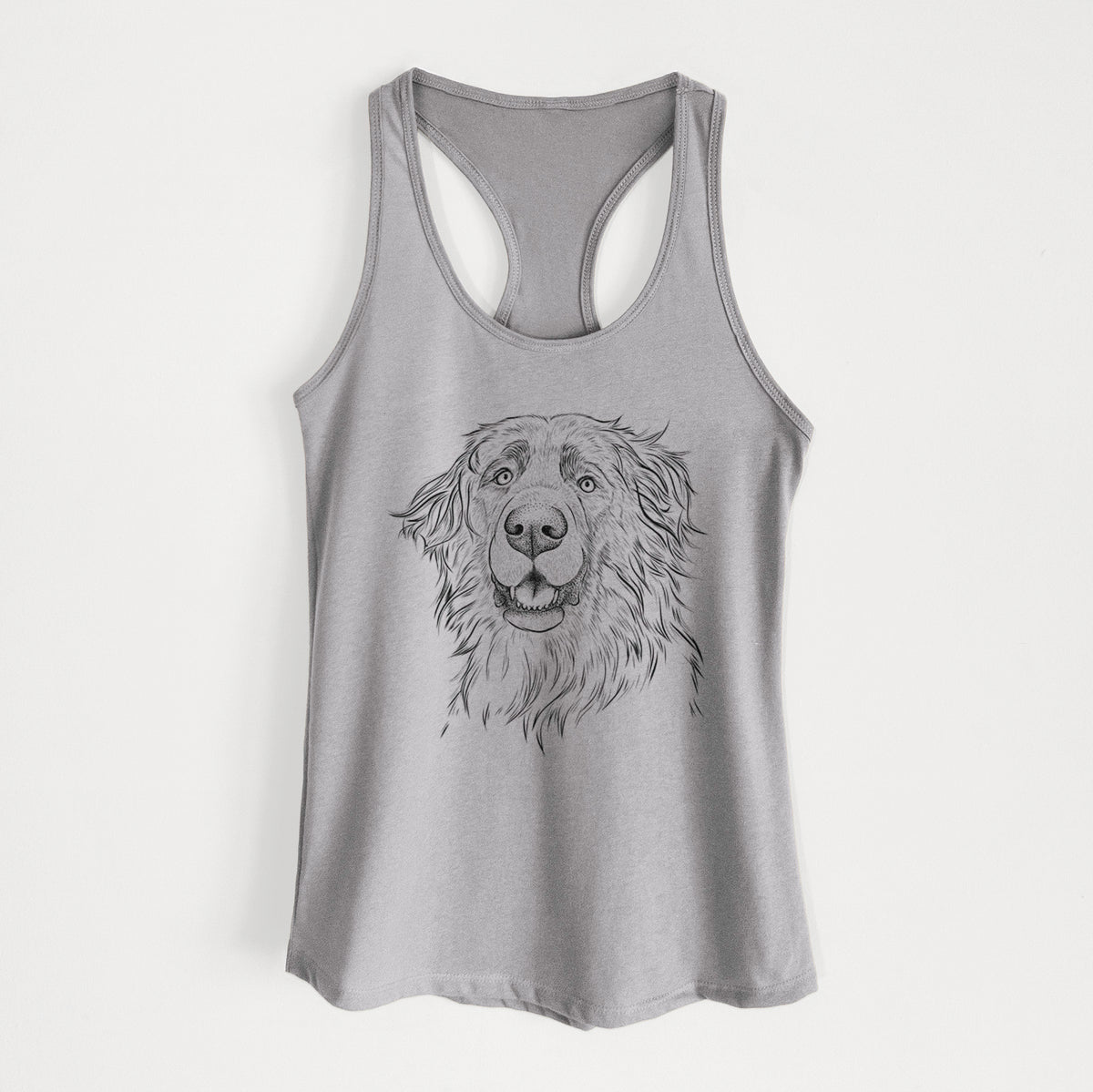 Siri the Leonberger - Women&#39;s Racerback Tanktop