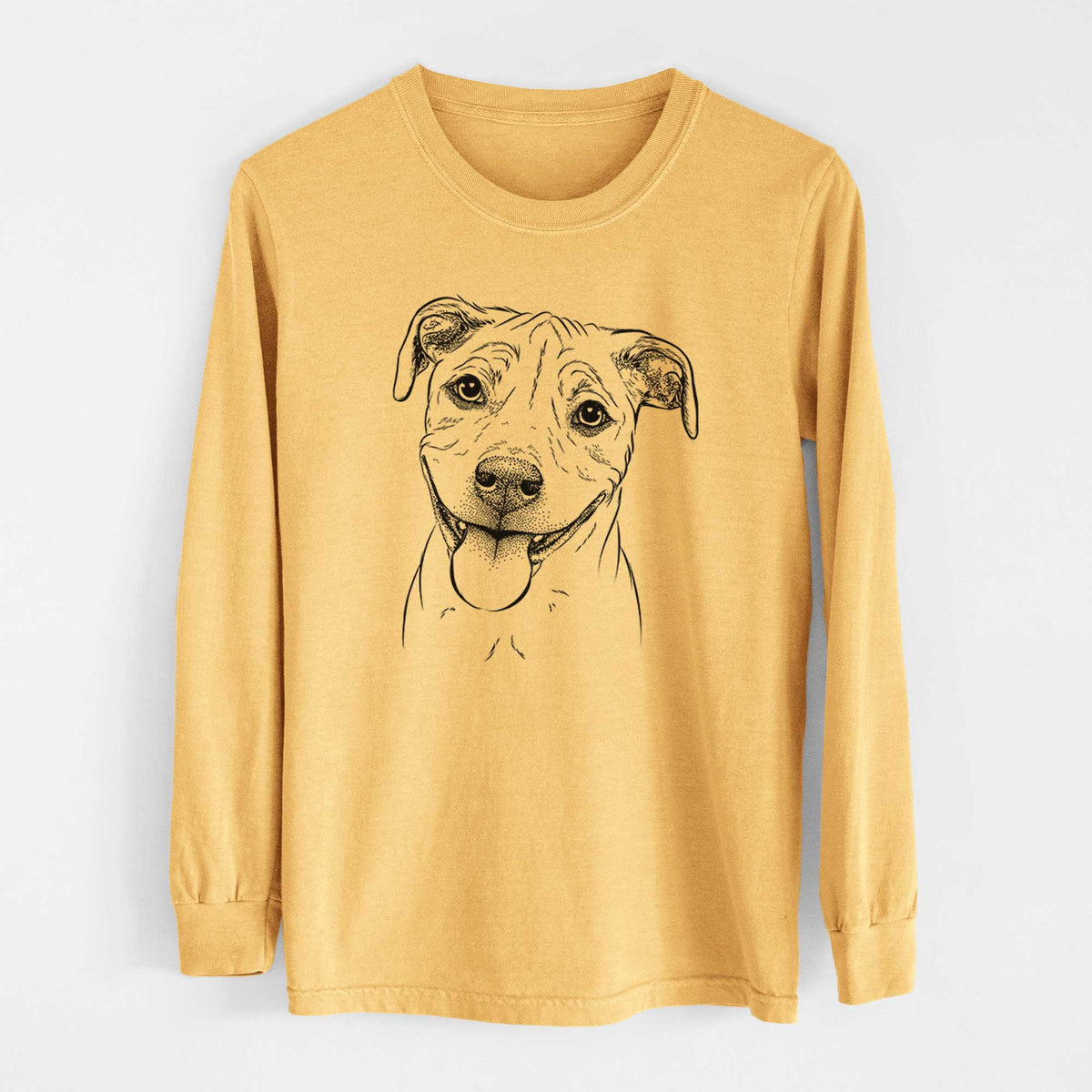 Bare Skye the Pitweiler - Heavyweight 100% Cotton Long Sleeve