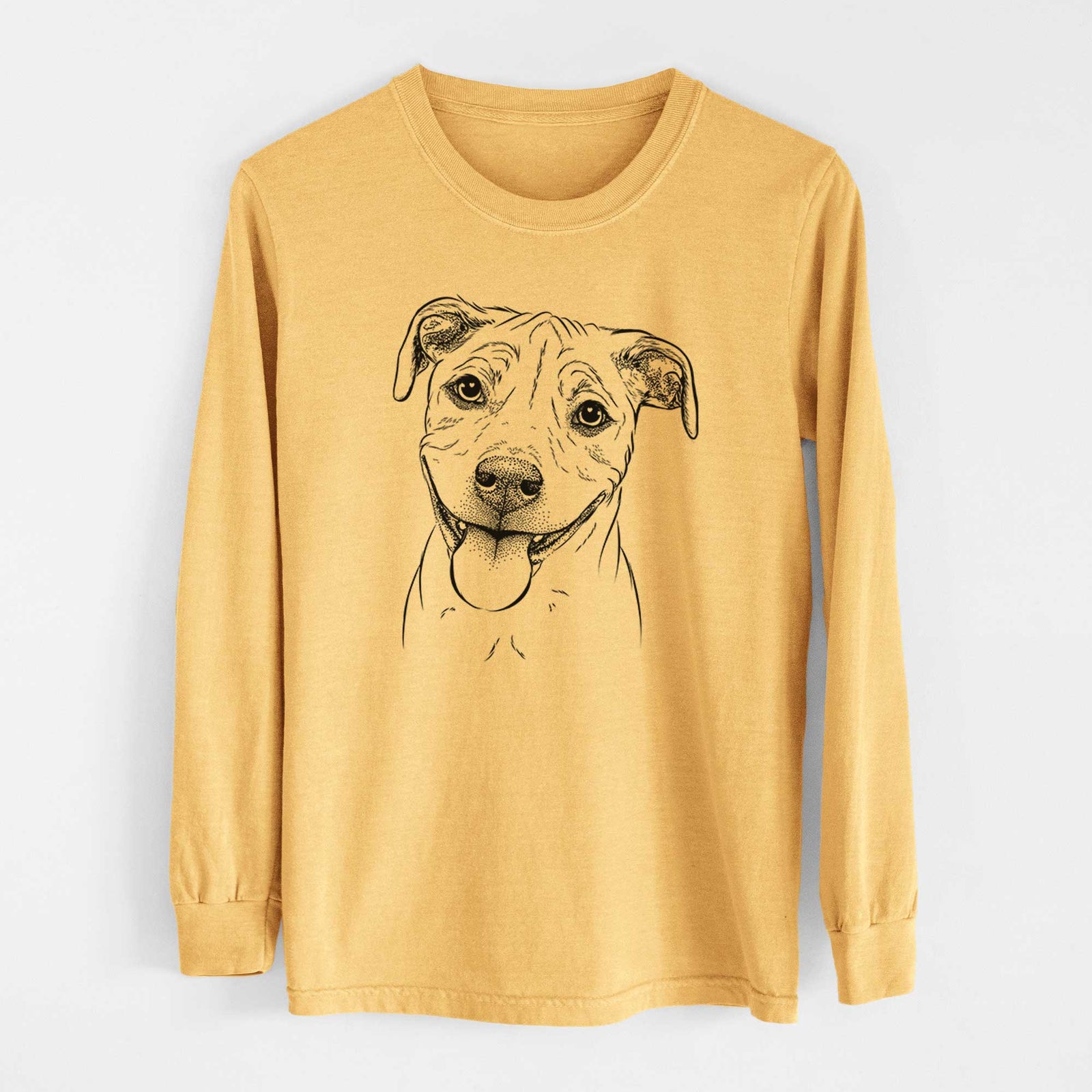 Bare Skye the Pitweiler - Heavyweight 100% Cotton Long Sleeve