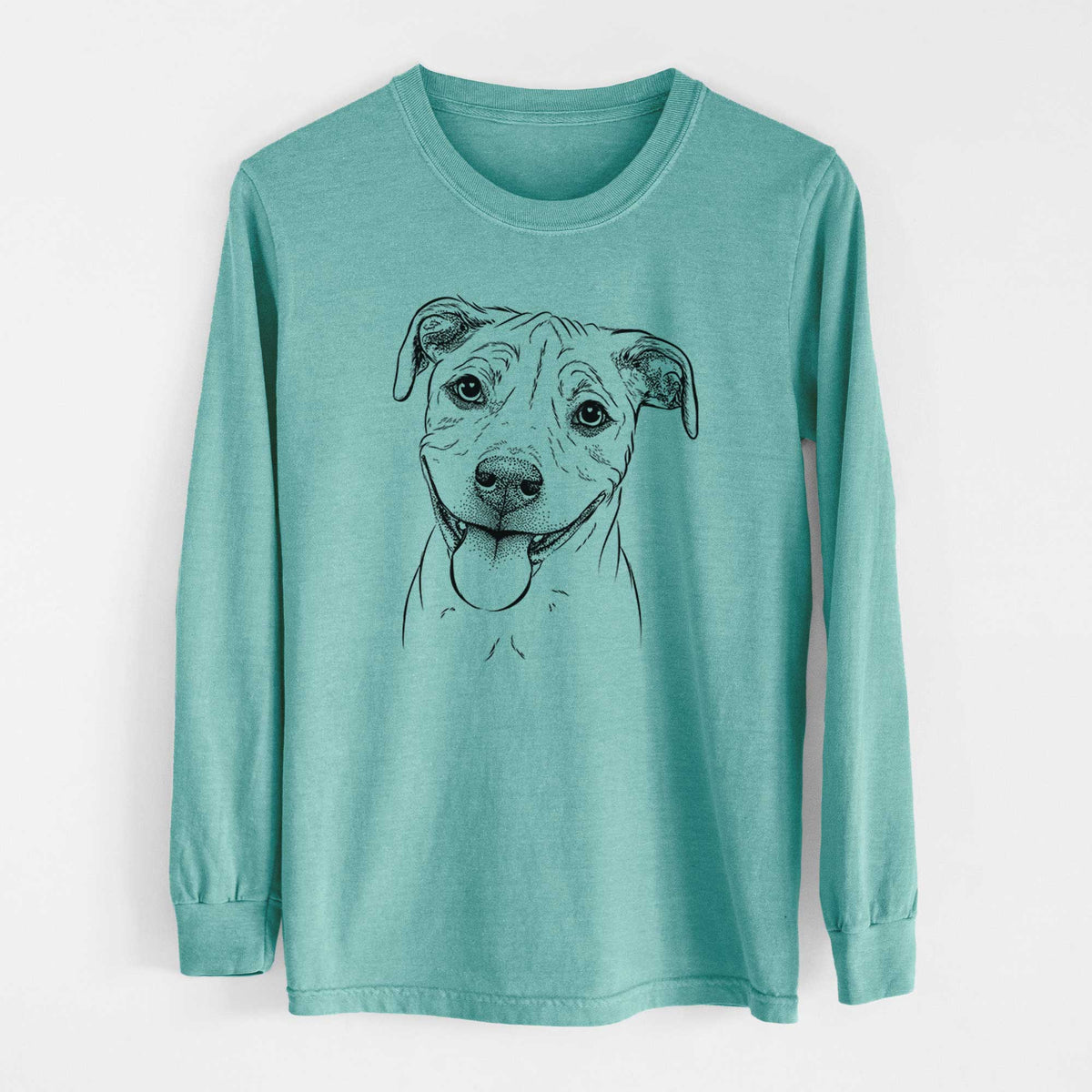 Bare Skye the Pitweiler - Heavyweight 100% Cotton Long Sleeve