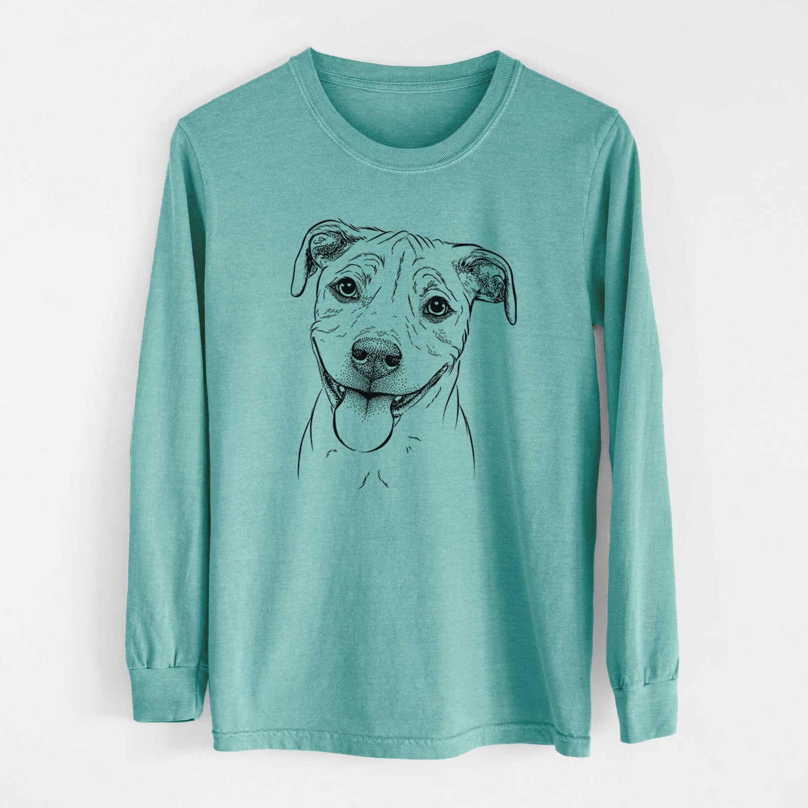 Bare Skye the Pitweiler - Heavyweight 100% Cotton Long Sleeve