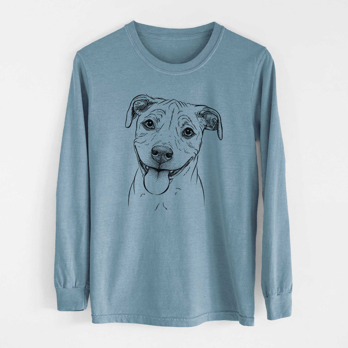 Bare Skye the Pitweiler - Heavyweight 100% Cotton Long Sleeve