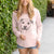 Bare Skye the Pitweiler - Cali Wave Hooded Sweatshirt