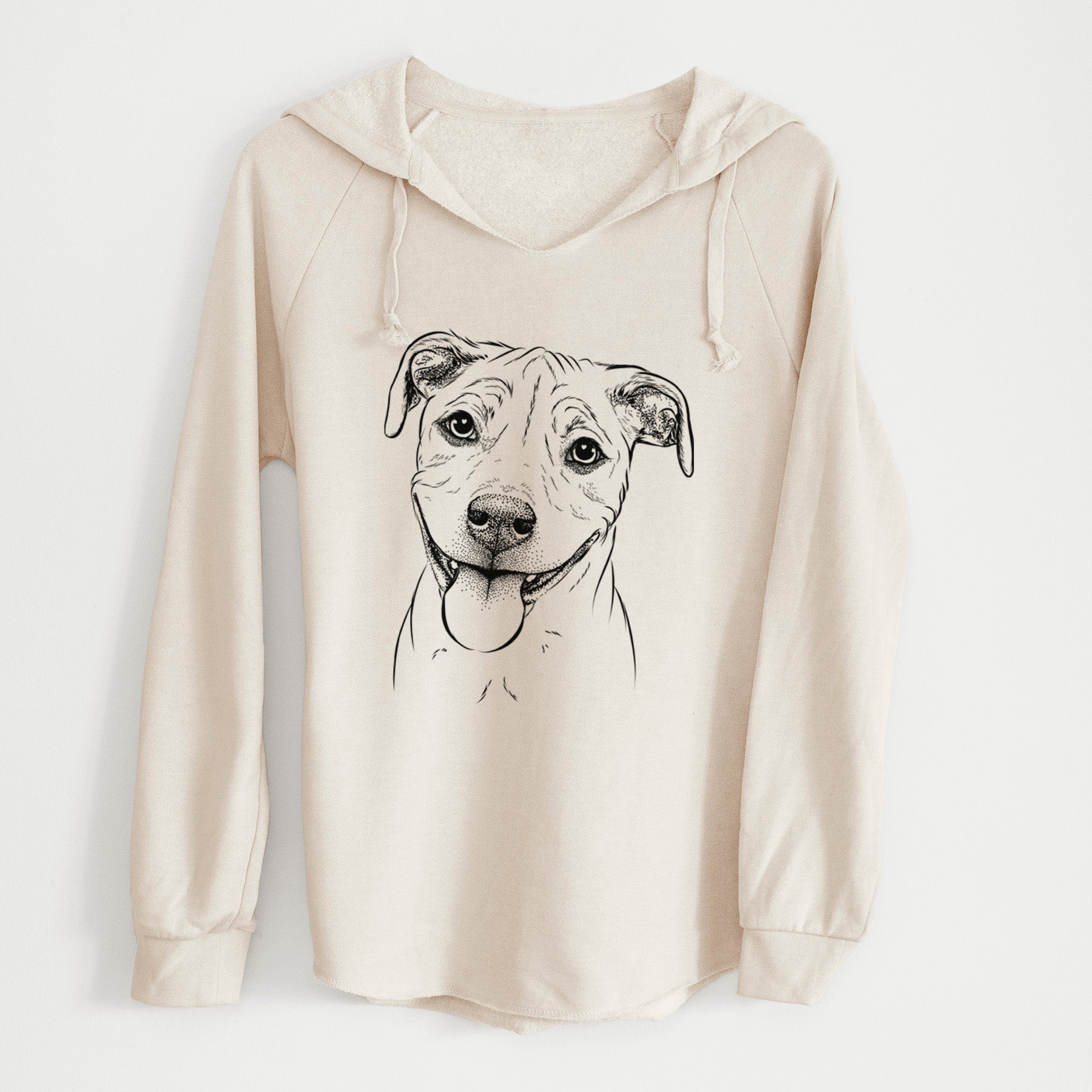 Bare Skye the Pitweiler - Cali Wave Hooded Sweatshirt