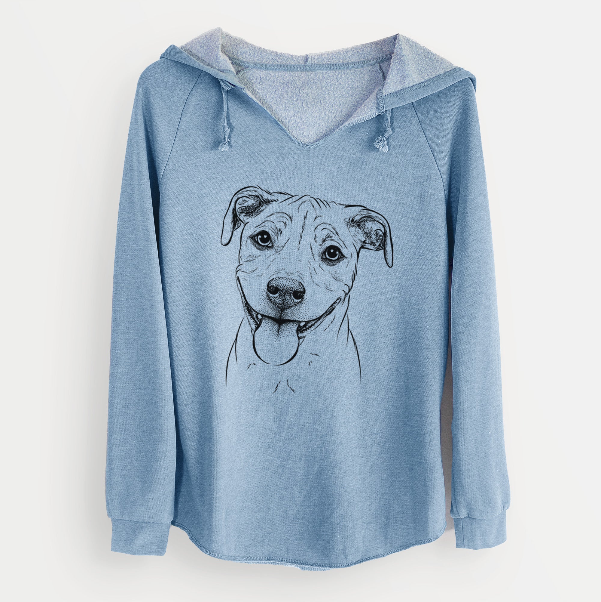 Bare Skye the Pitweiler - Cali Wave Hooded Sweatshirt