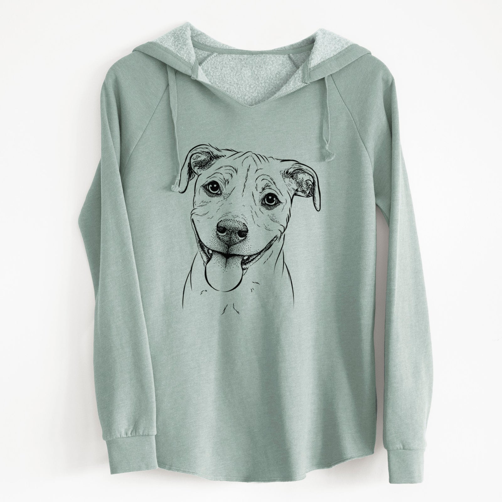 Bare Skye the Pitweiler - Cali Wave Hooded Sweatshirt