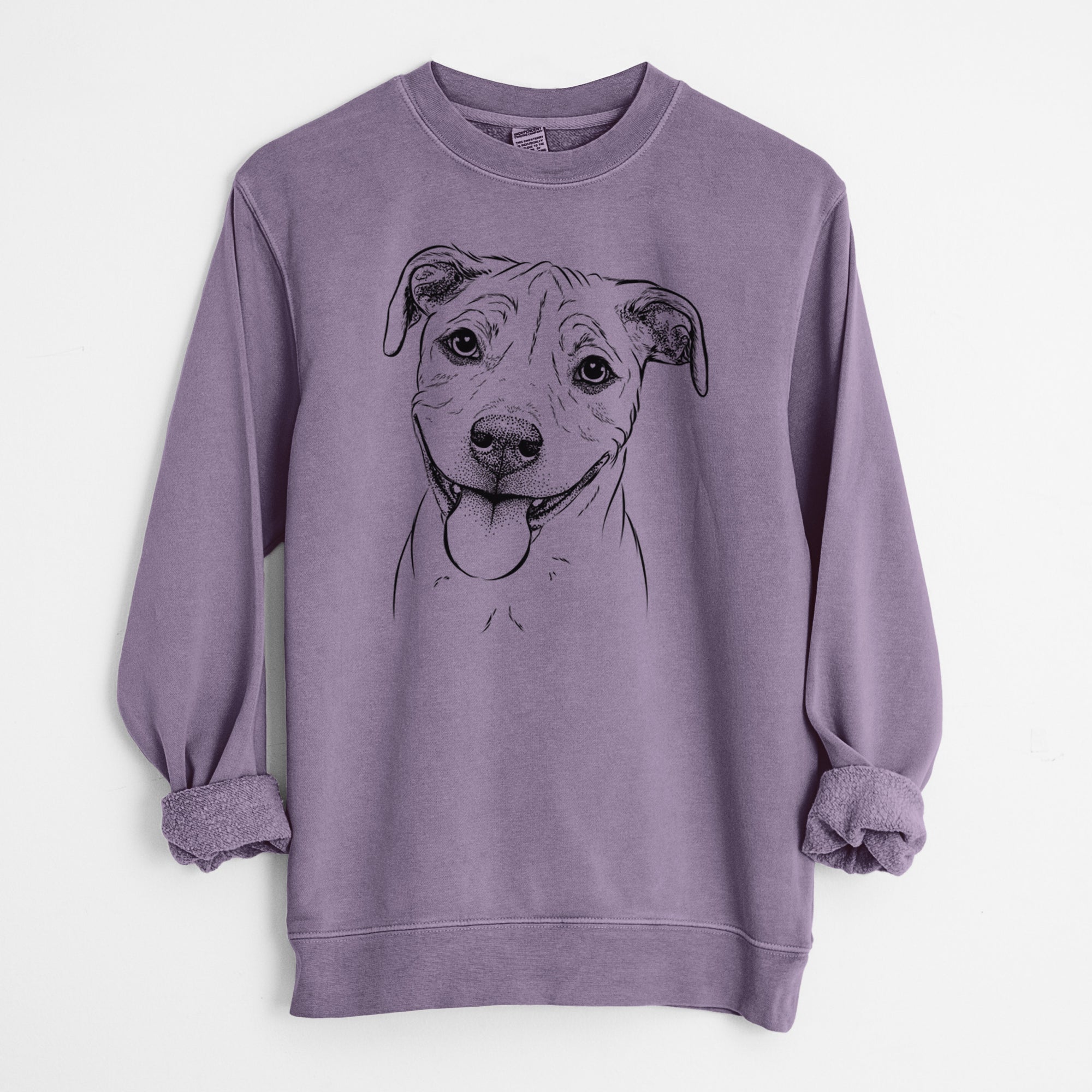 Bare Skye the Pitweiler - Unisex Pigment Dyed Crew Sweatshirt