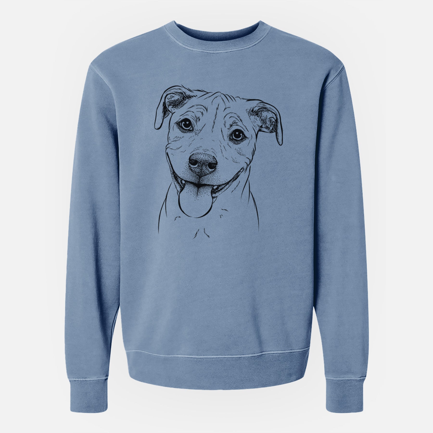 Bare Skye the Pitweiler - Unisex Pigment Dyed Crew Sweatshirt