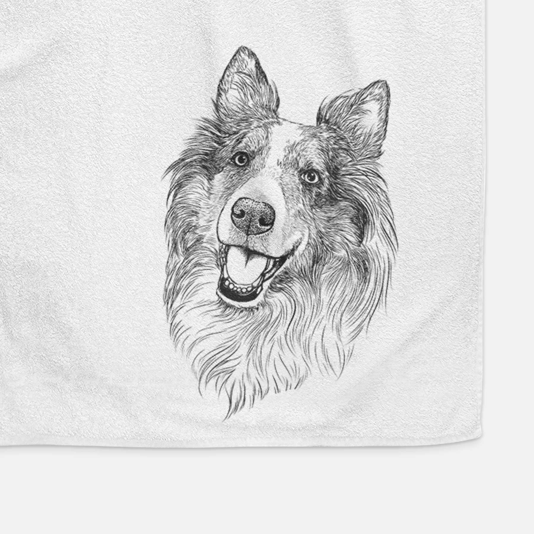 Skylar the Shetland Sheepdog Decorative Hand Towel