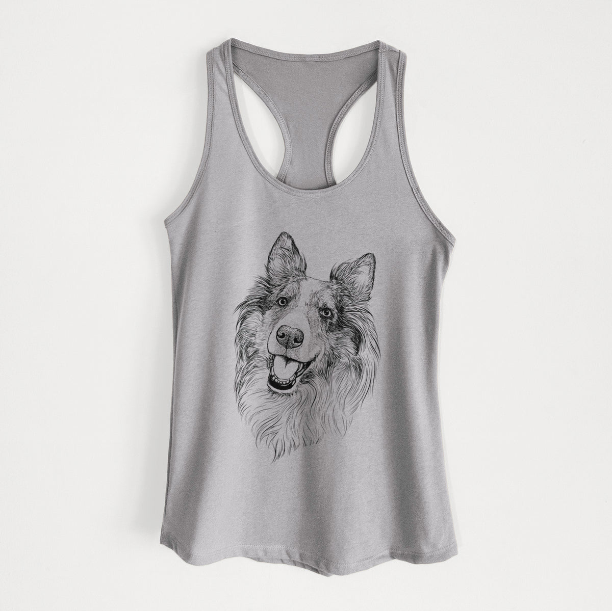 Skylar the Shetland Sheepdog - Women&#39;s Racerback Tanktop