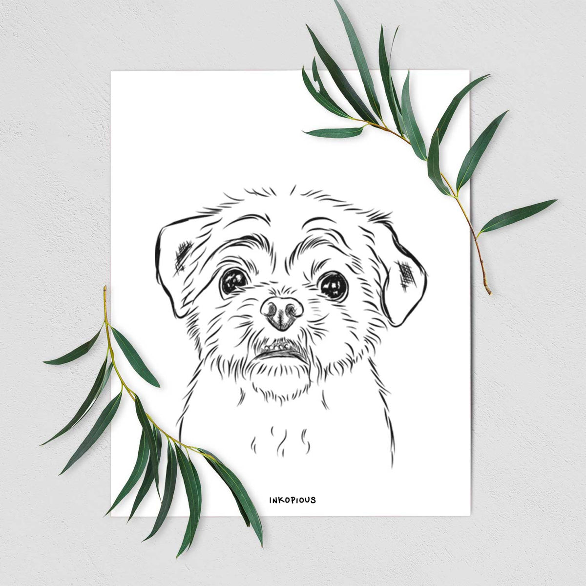 Smash the Shih Tzu Art Print