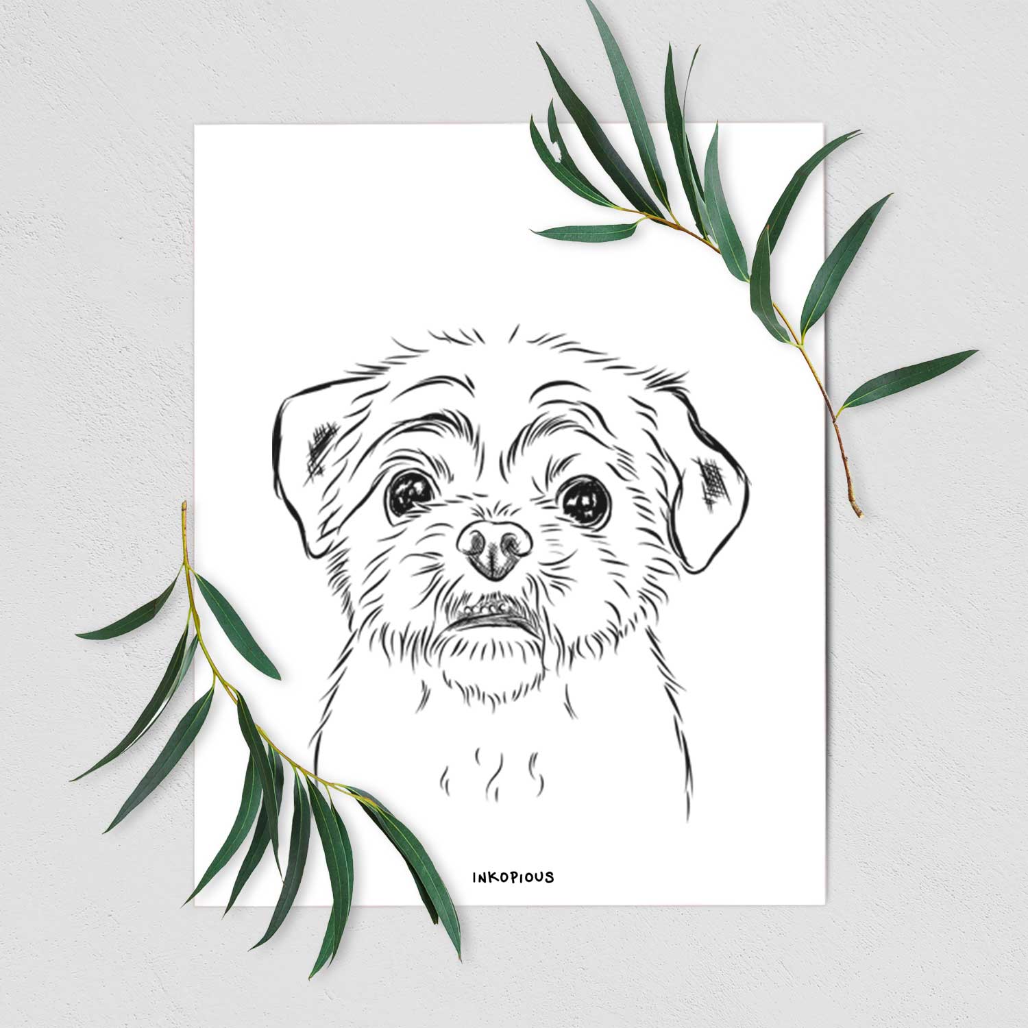 Smash the Shih Tzu Art Print