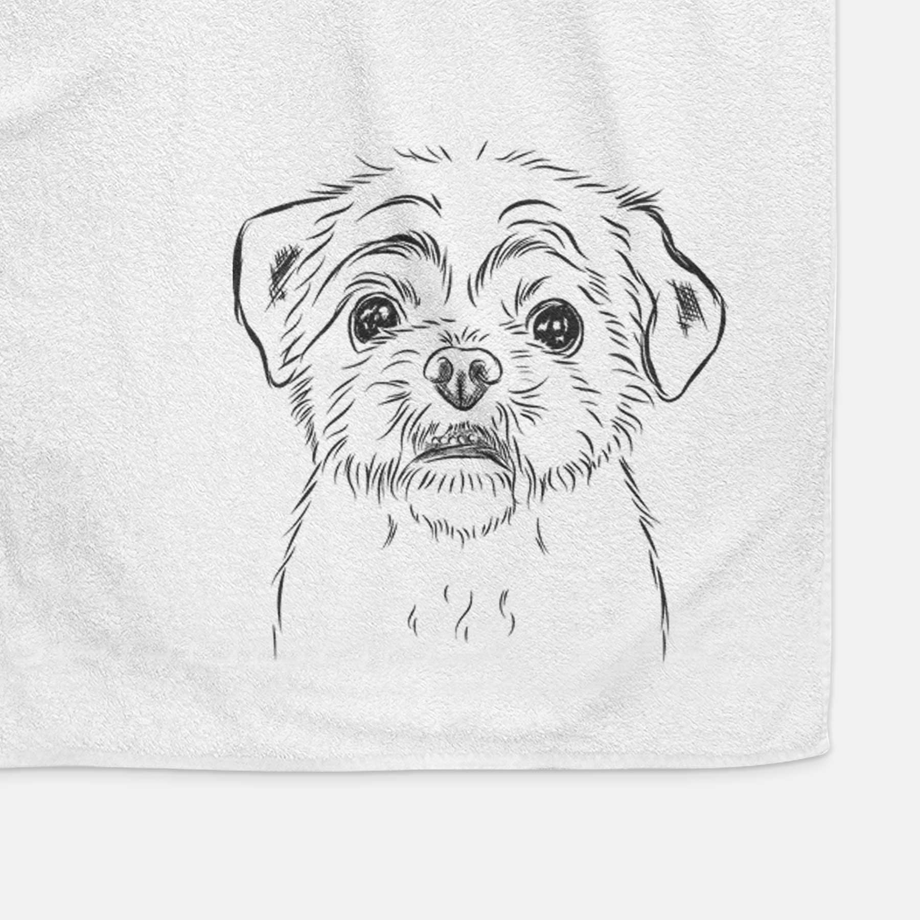 Smash the Shih Tzu Decorative Hand Towel