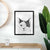 Smeagol the Cat Art Print