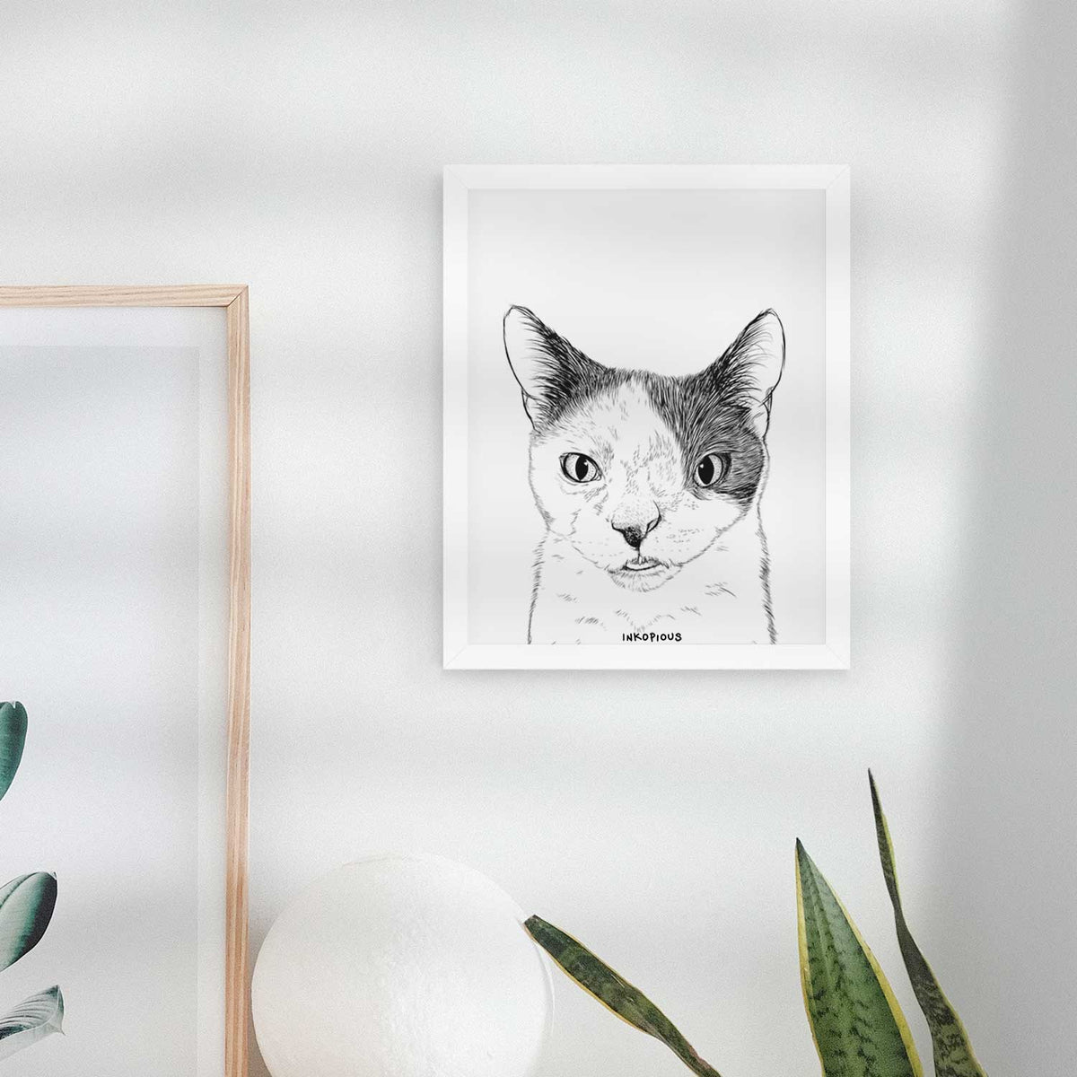 Smeagol the Cat Art Print