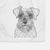 Smokey the Miniature Schnauzer Decorative Hand Towel