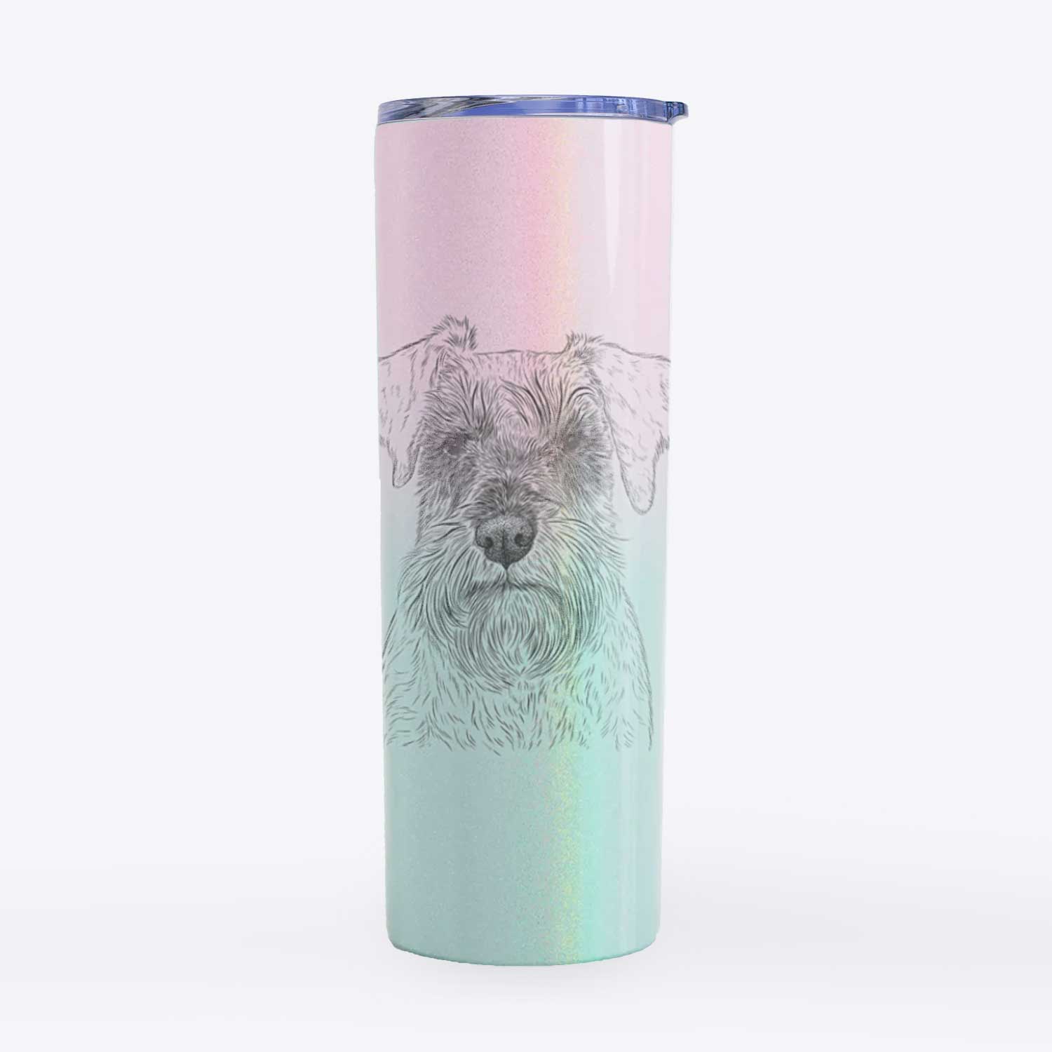 Smokey the Miniature Schnauzer - 20oz Skinny Tumbler