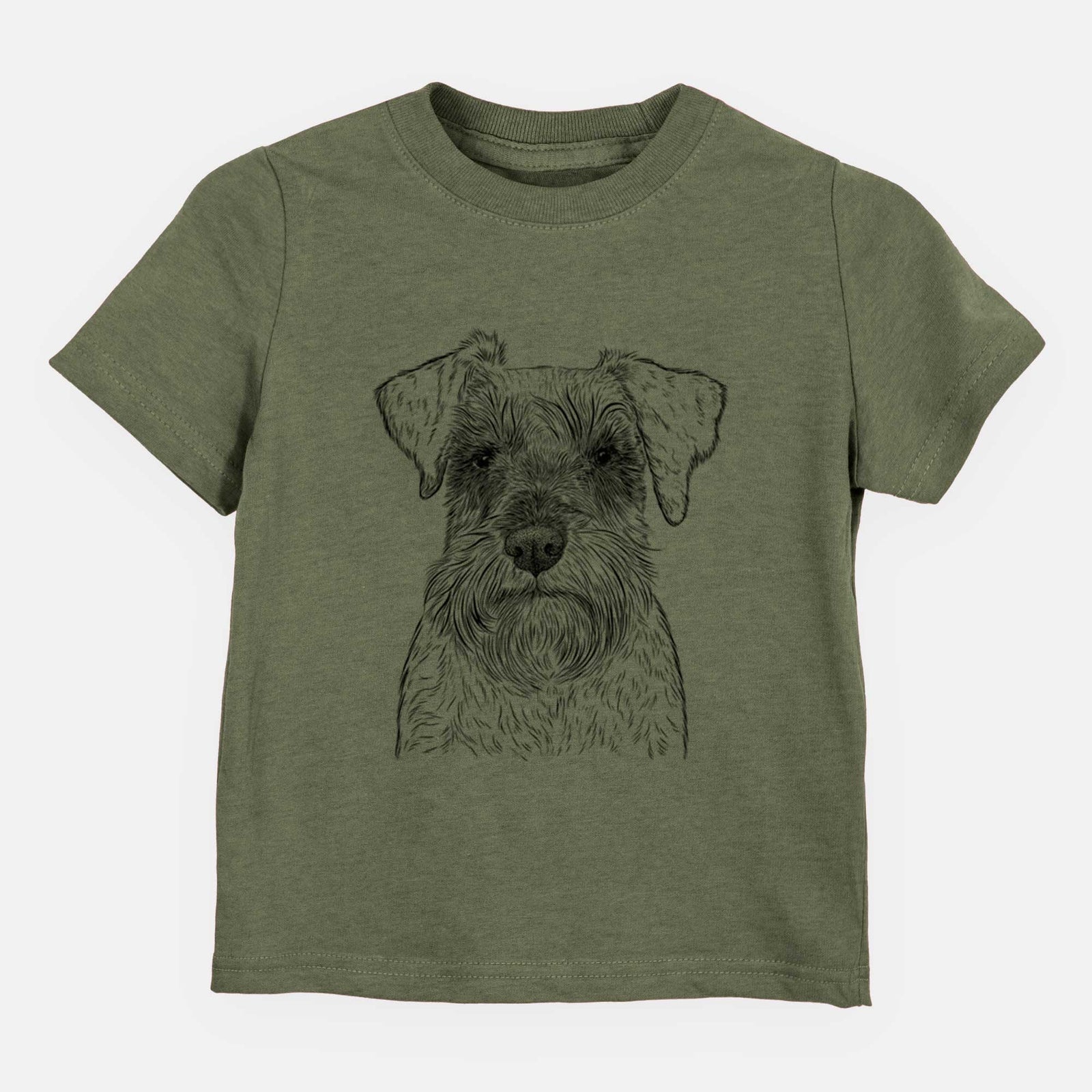 Bare Smokey the Miniature Schnauzer - Kids/Youth/Toddler Shirt