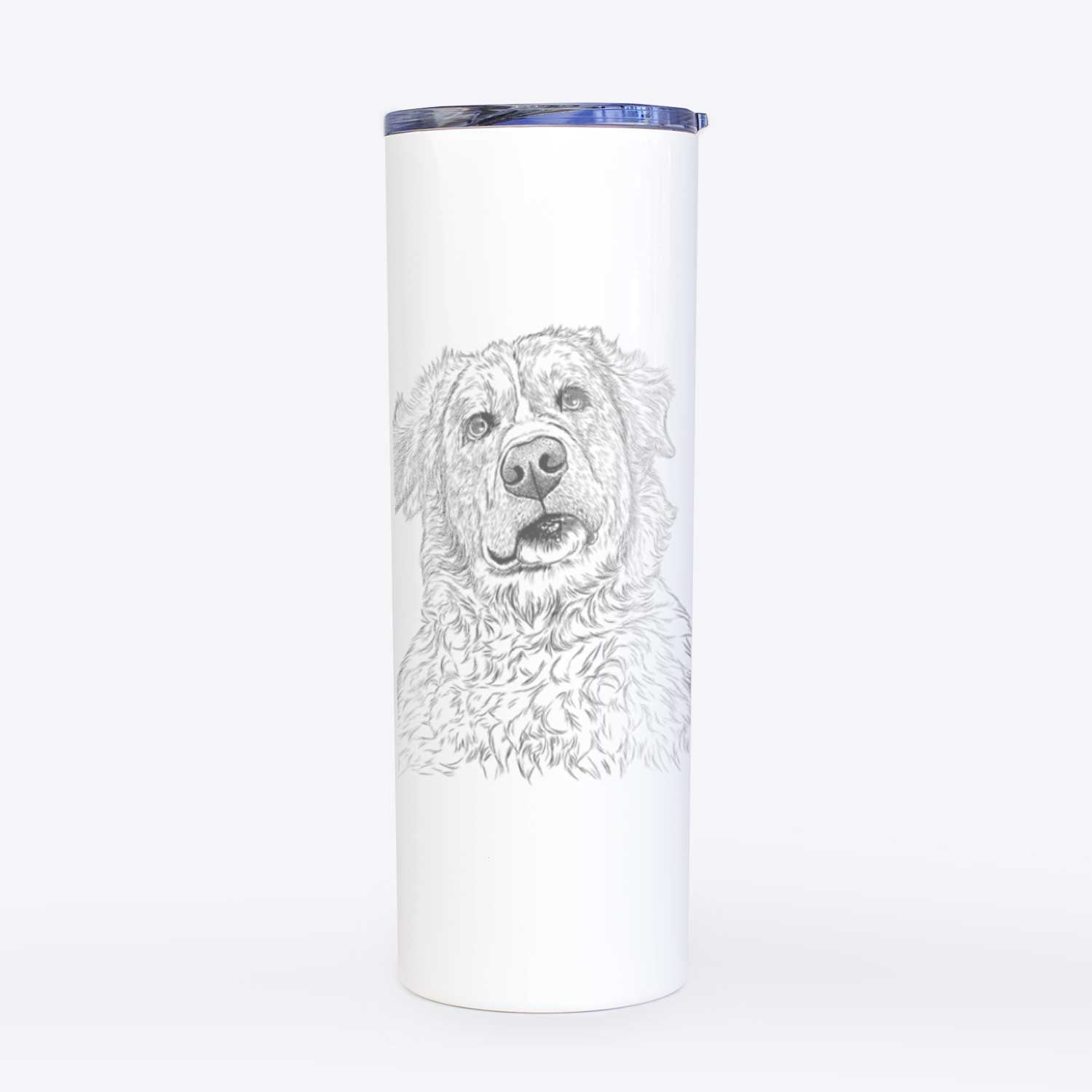 Smokey Jam the Middle Eastern Village Dog - 20oz Skinny Tumbler