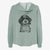 Smoky the Bernedoodle Puppy - Women's Cali Wave Zip-Up Sweatshirt