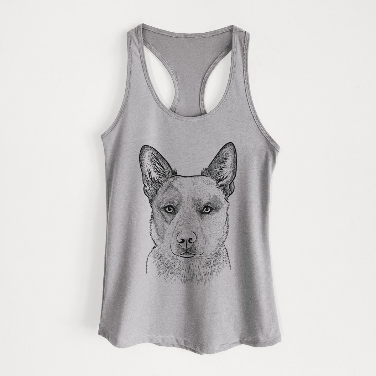 Snap the Australian Cattle Dog - Women&#39;s Racerback Tanktop