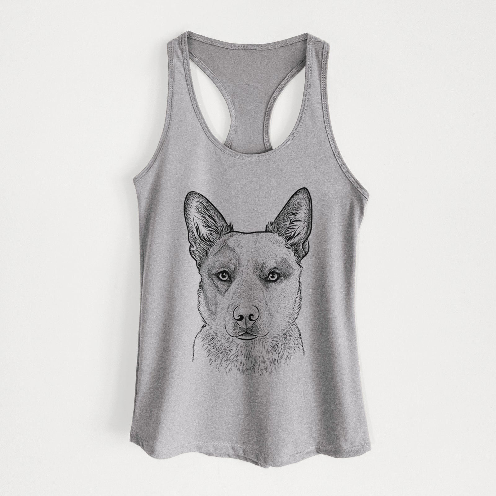 Snap the Australian Cattle Dog - Women's Racerback Tanktop