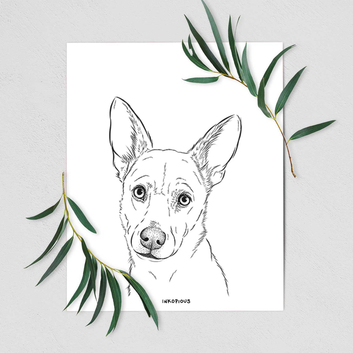 Sooner the Huskimo Art Print