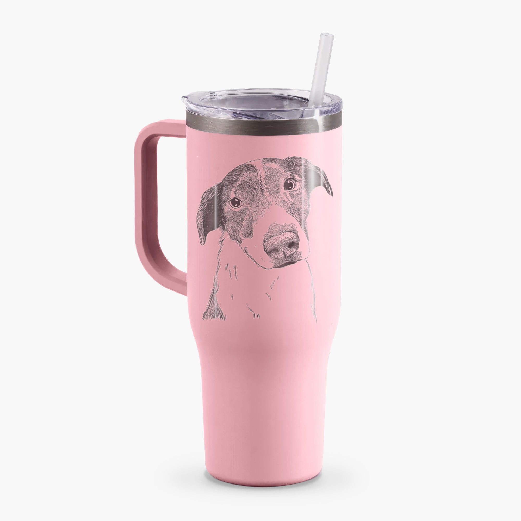 Sophia the Mixed Breed - 40oz Tumbler with Handle