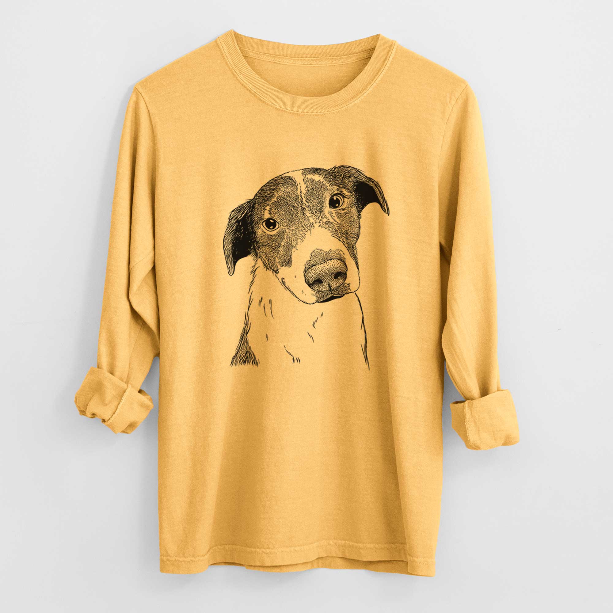 Bare Sophia the Mixed Breed - Heavyweight 100% Cotton Long Sleeve