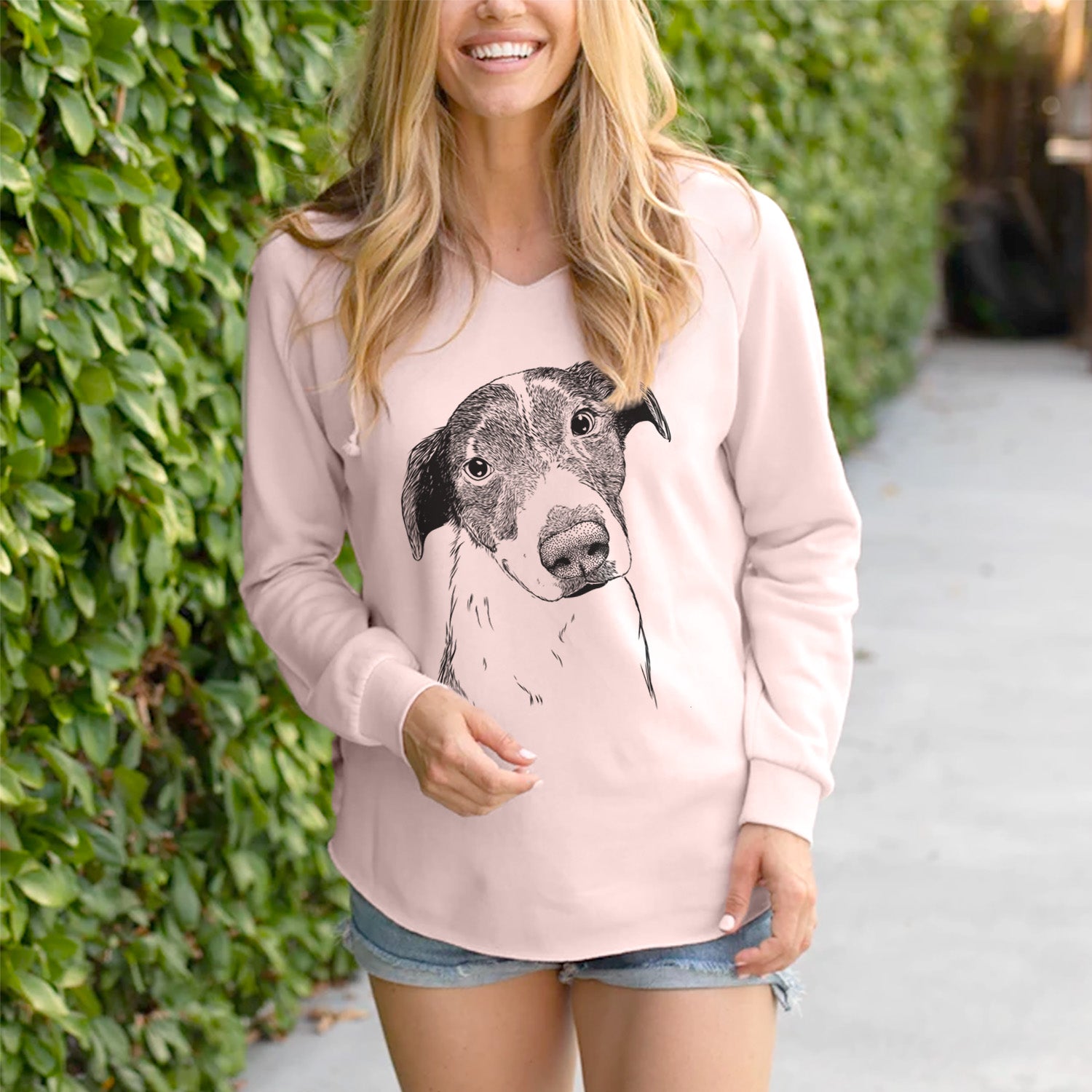 Bare Sophia the Mixed Breed - Cali Wave Hooded Sweatshirt