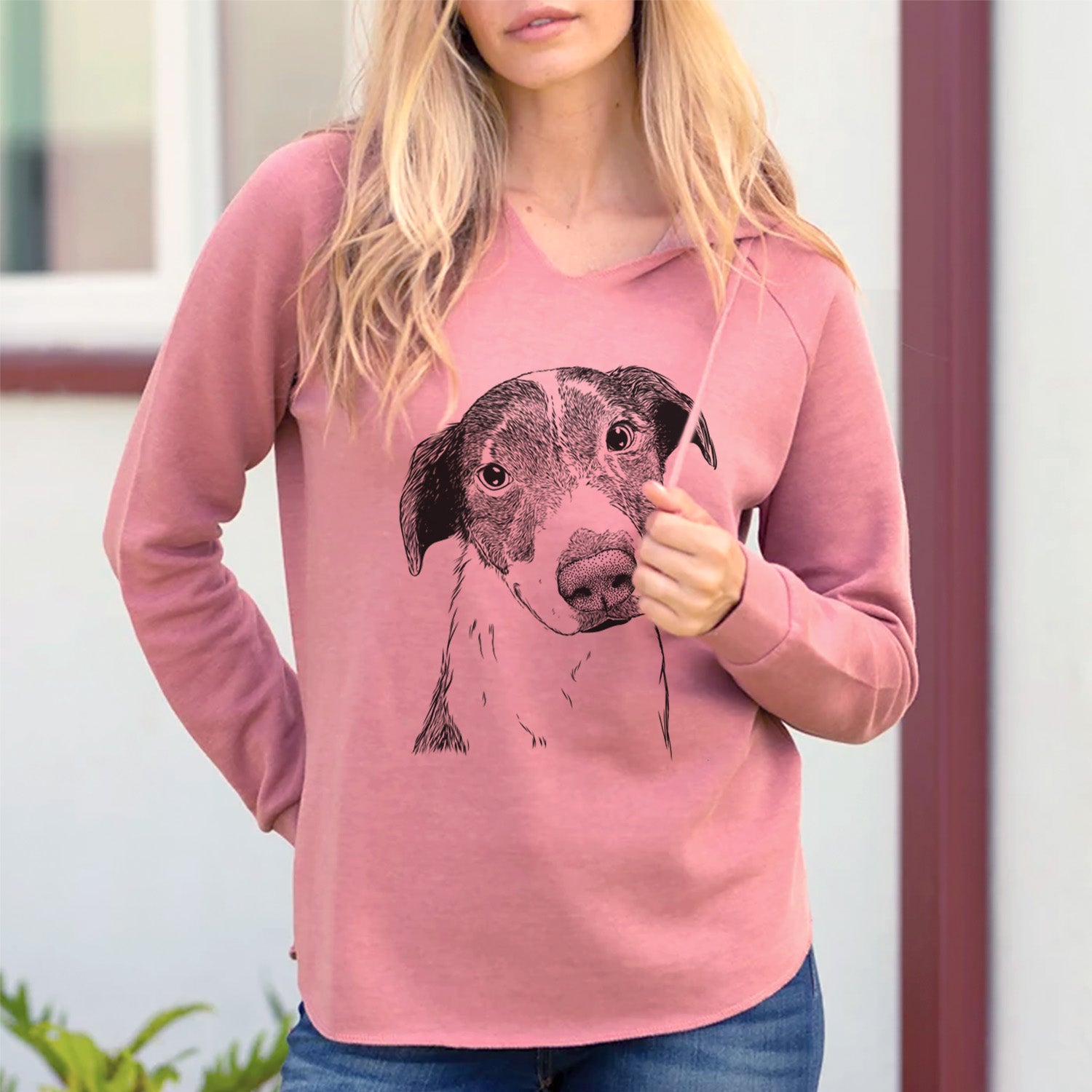 Bare Sophia the Mixed Breed - Cali Wave Hooded Sweatshirt