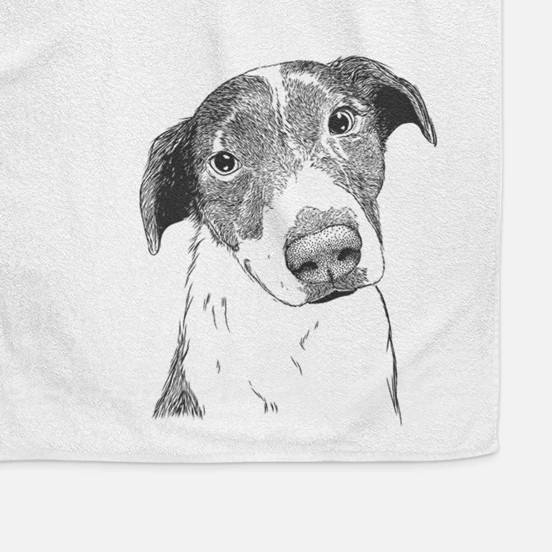 Sophia the Mixed Breed Decorative Hand Towel