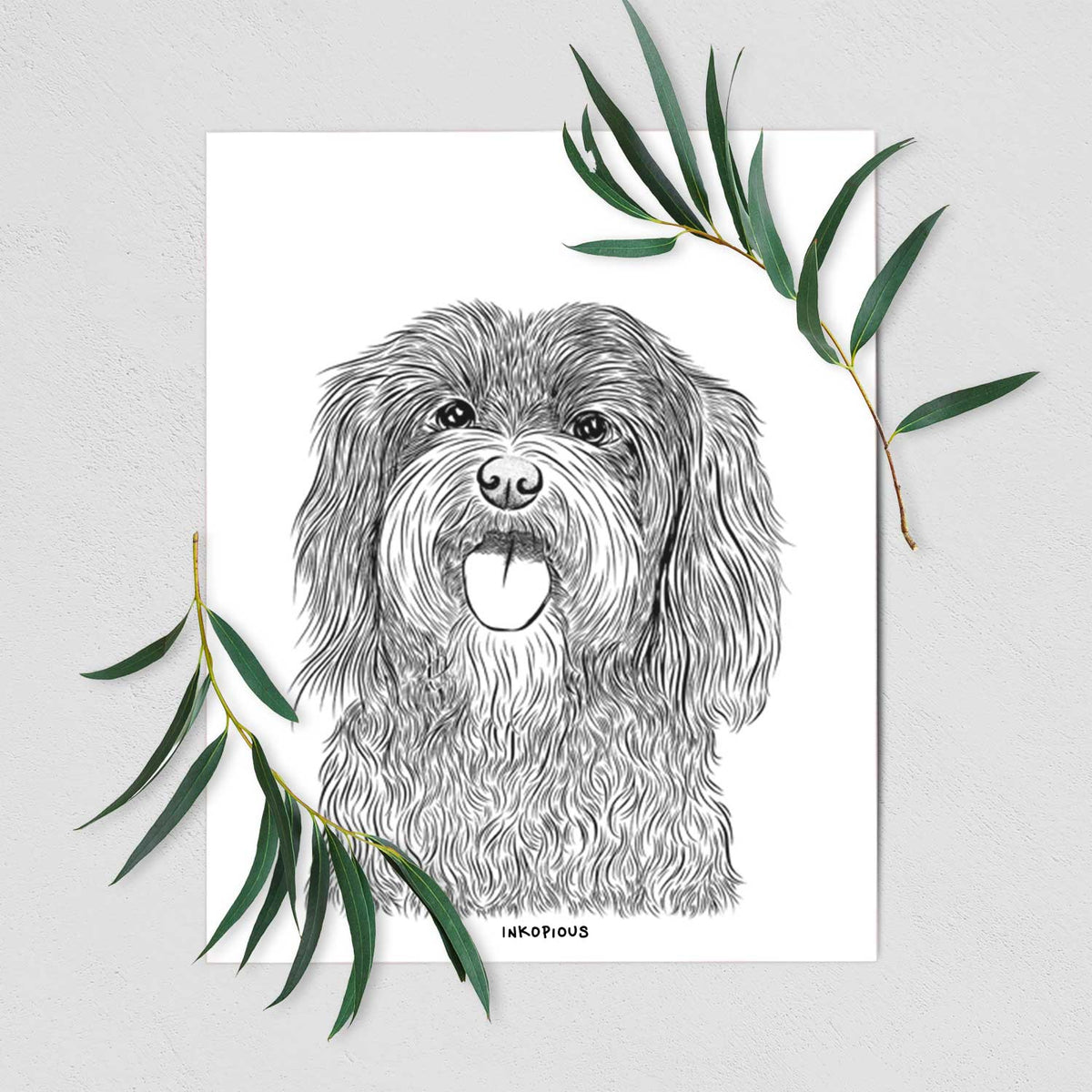 Sophie the Havanese Art Print