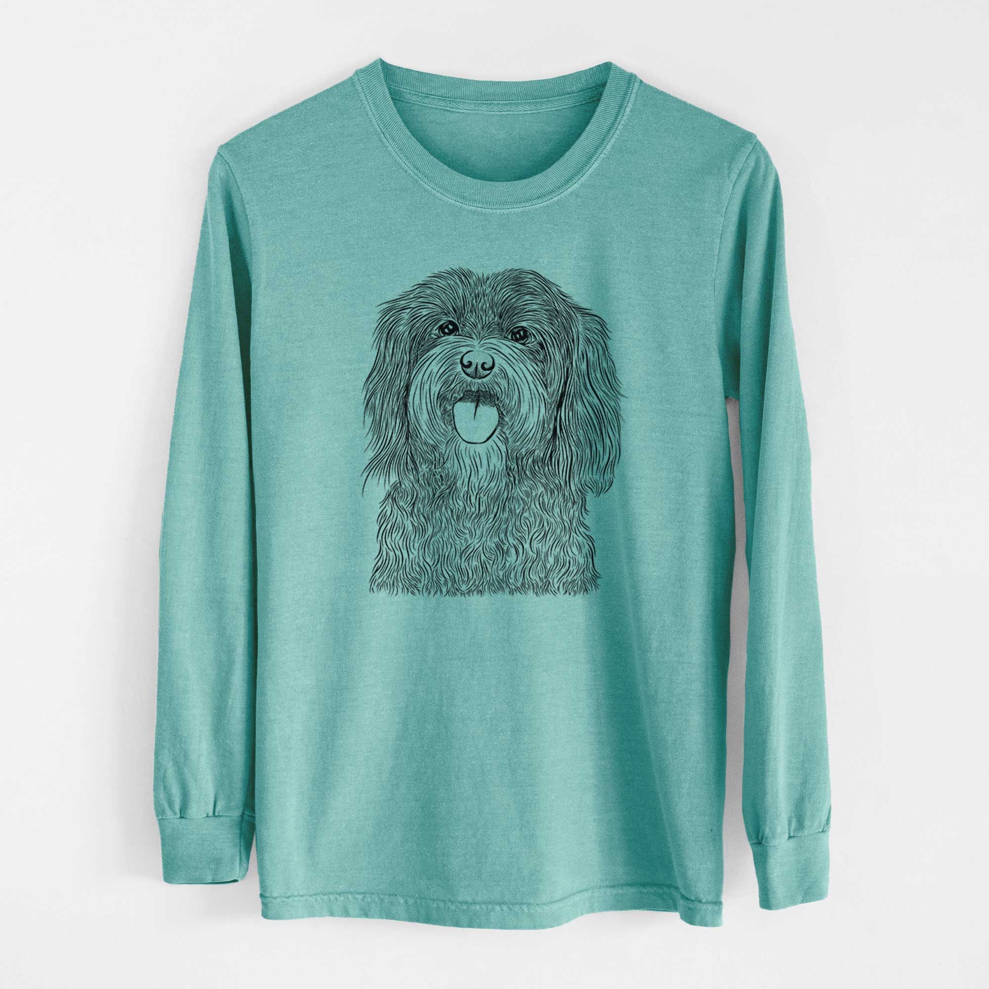 Bare Sophie the Havanese - Heavyweight 100% Cotton Long Sleeve