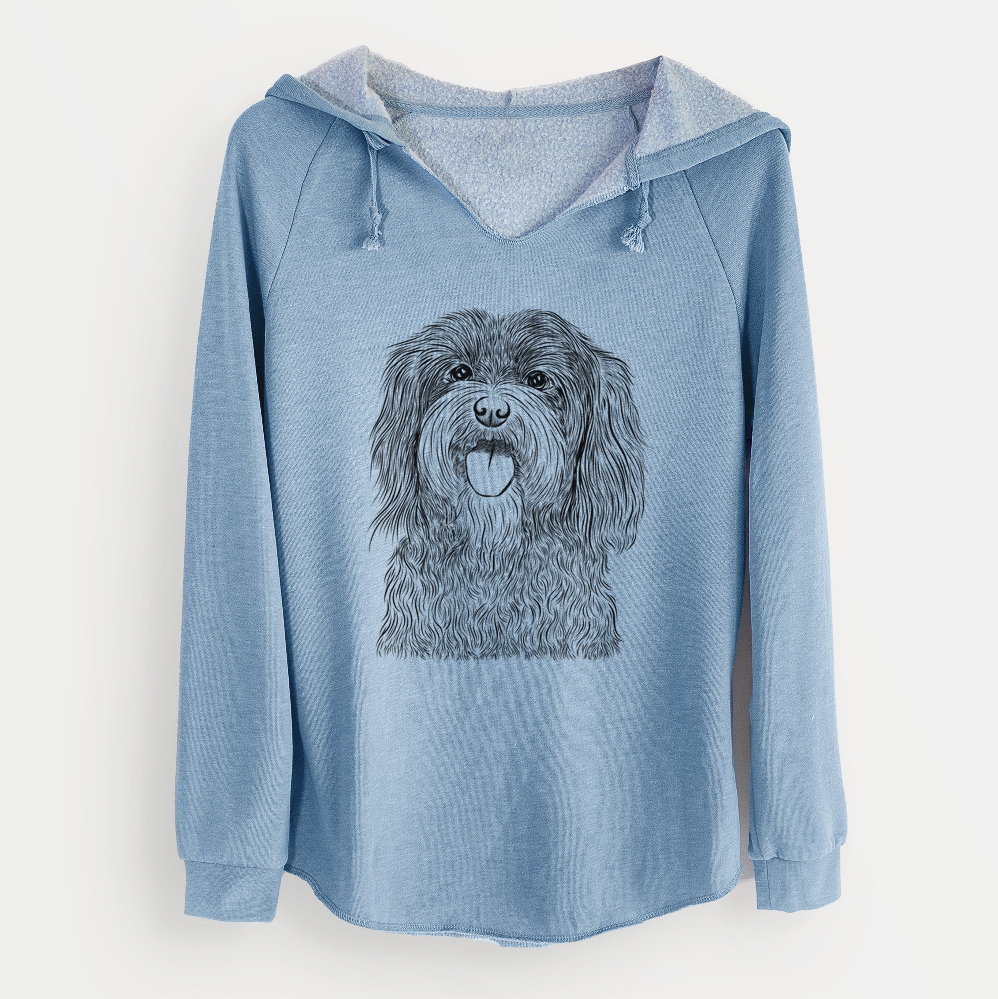 Bare Sophie the Havanese - Cali Wave Hooded Sweatshirt