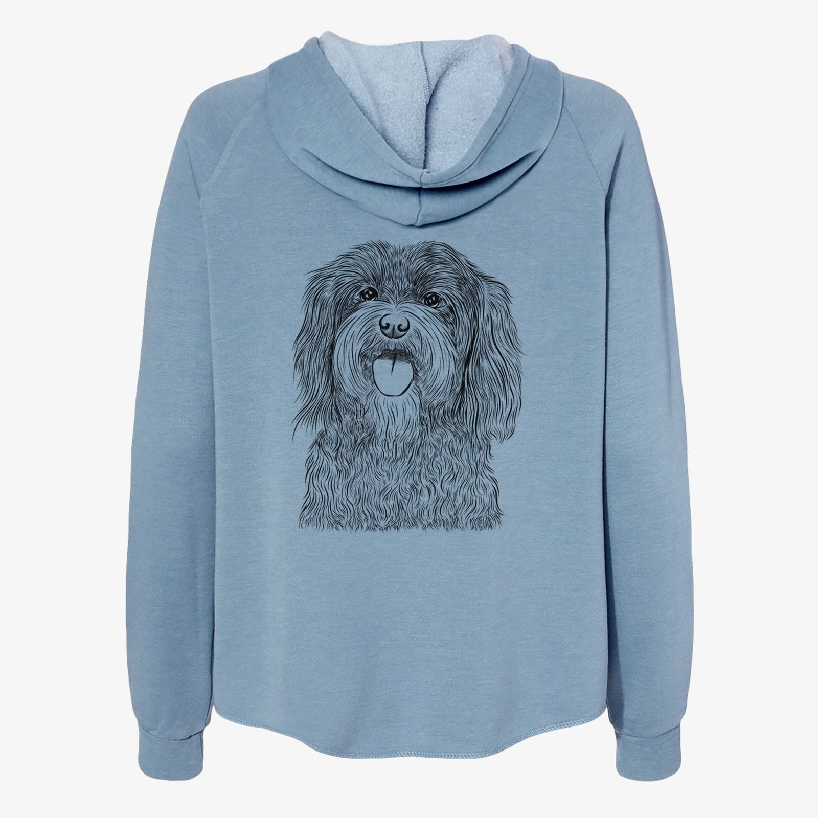 Sophie the Havanese - Women's Cali Wave Zip-Up Sweatshirt
