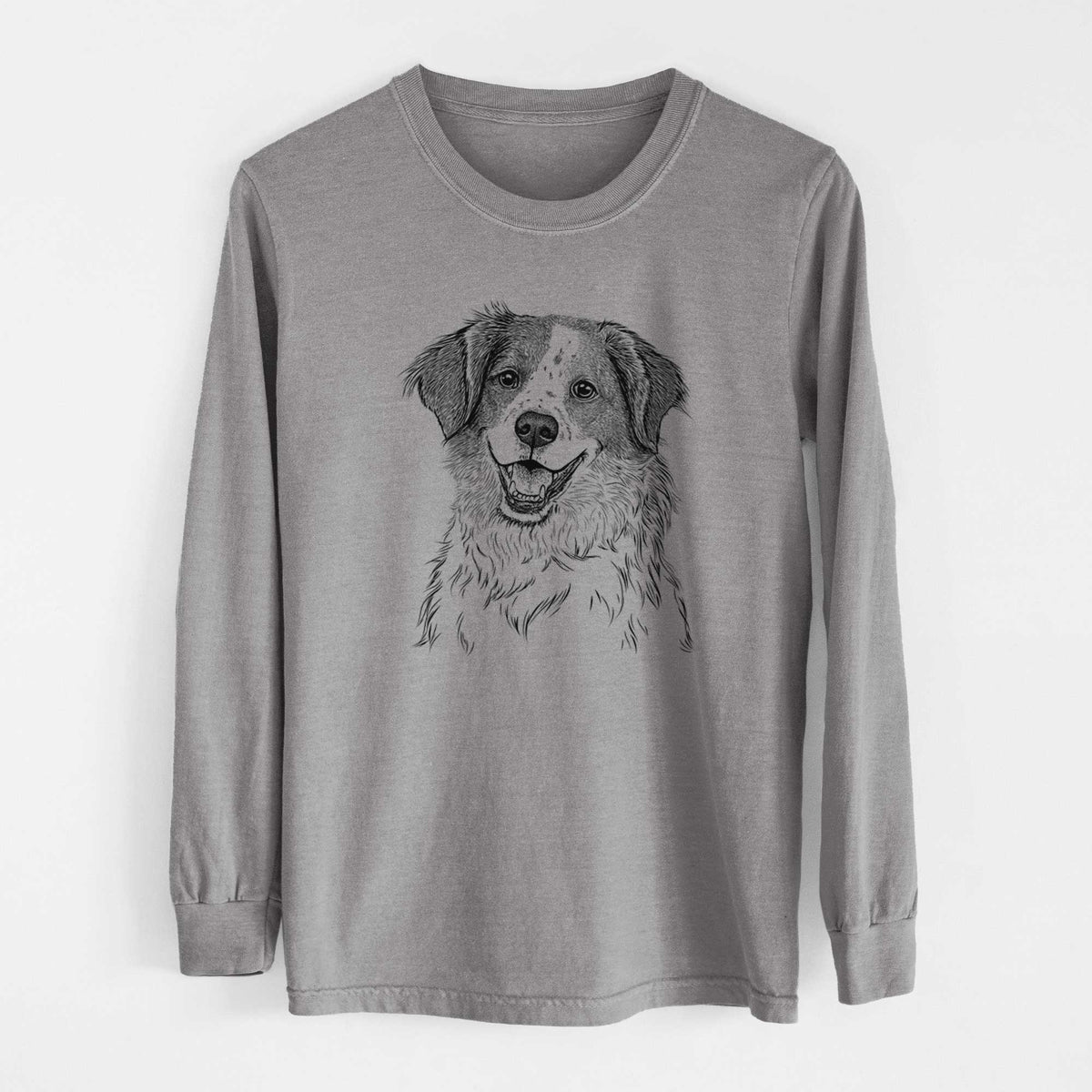 Bare Sophie the Brittany Beagle Mix - Heavyweight 100% Cotton Long Sleeve