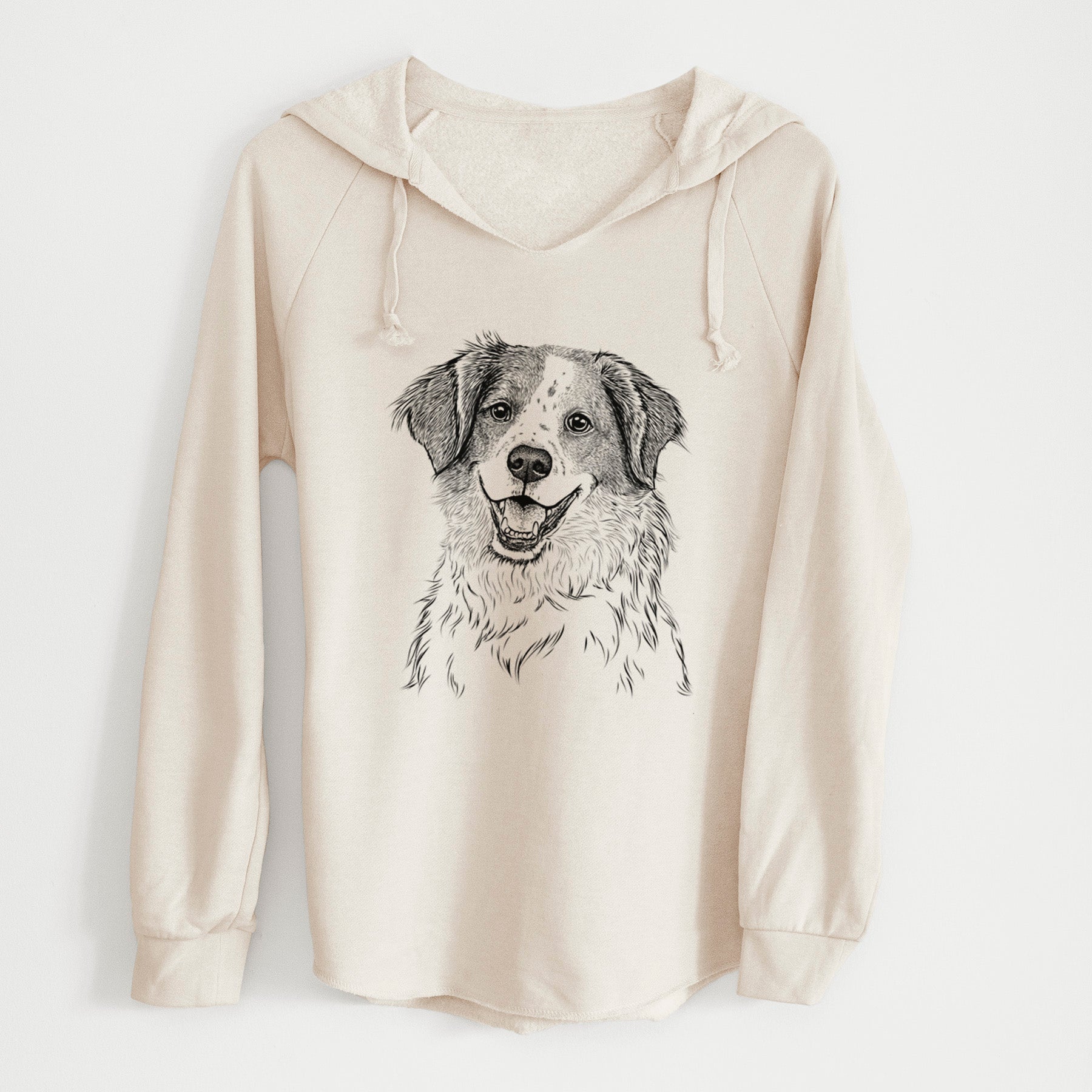 Bare Sophie the Brittany Beagle Mix - Cali Wave Hooded Sweatshirt